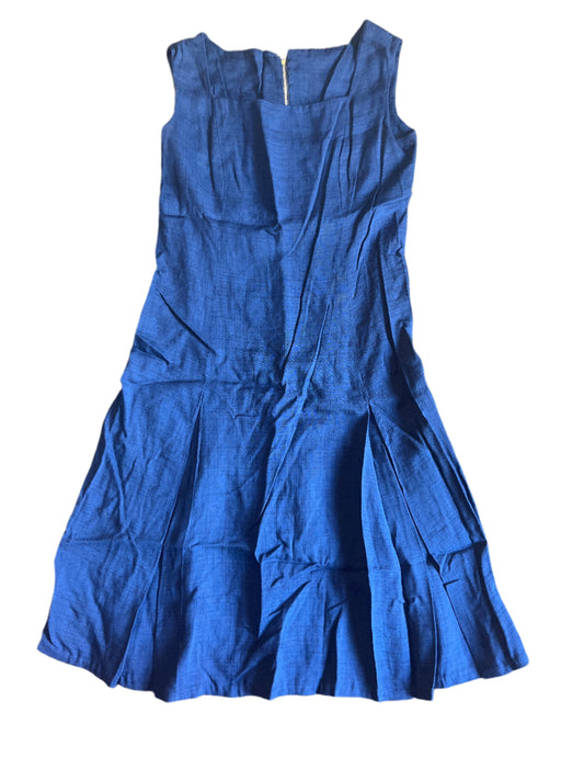 80/90's Blue Dress - Small - 18" x 39"