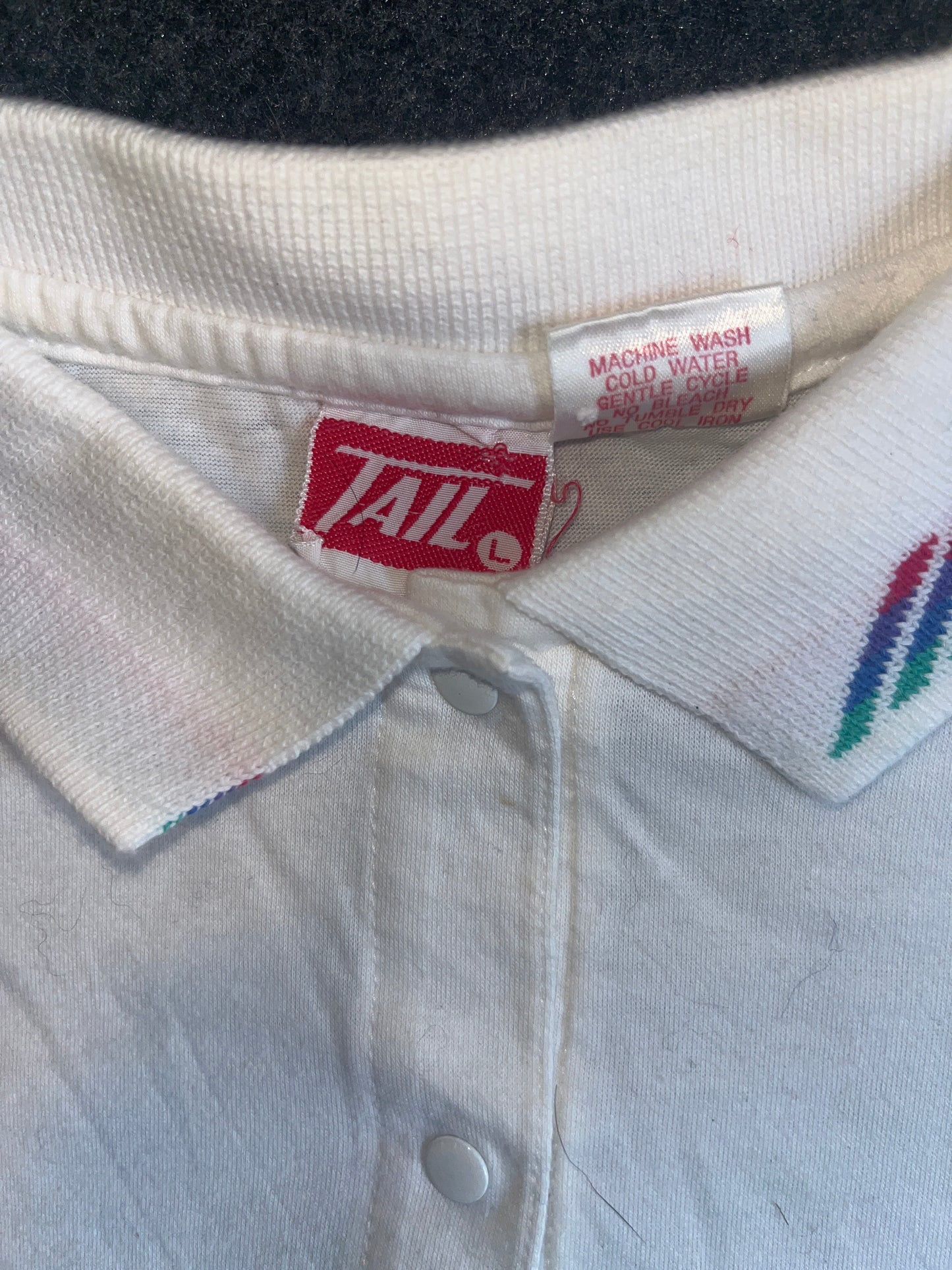 80/90's Tail Polo Dress Shirt - Medium - 20“ x 24.5"