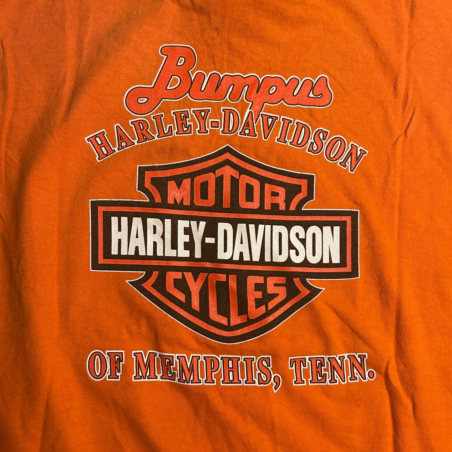 Harley Davidson Motorcycles 2004 Pocket Tee Bumpus Memphis Tennessee Tank Top Shirt - Medium - 20" x 27"