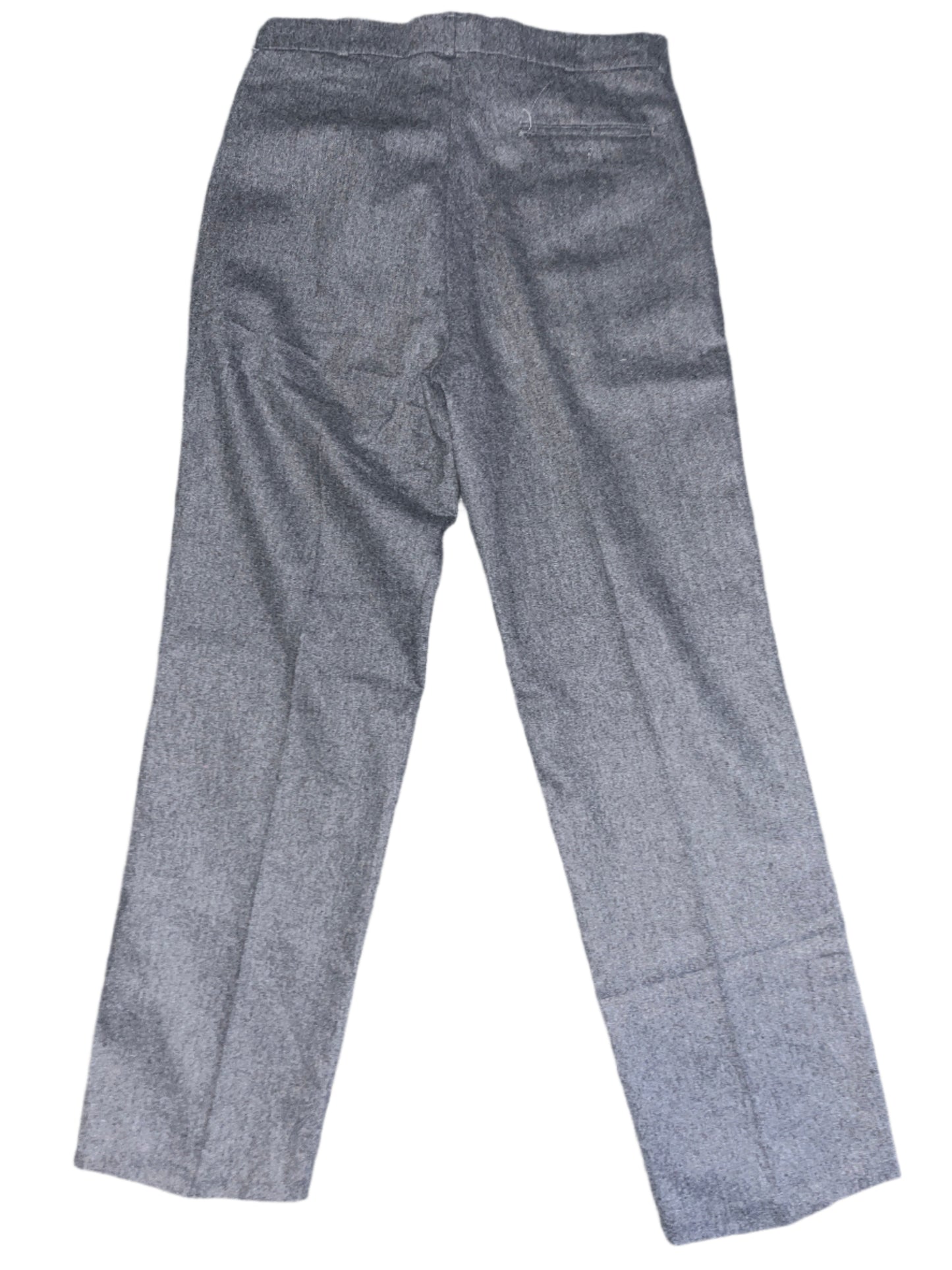 80/90's Grey Wool Trousers Dress Pants - 32" x 31"