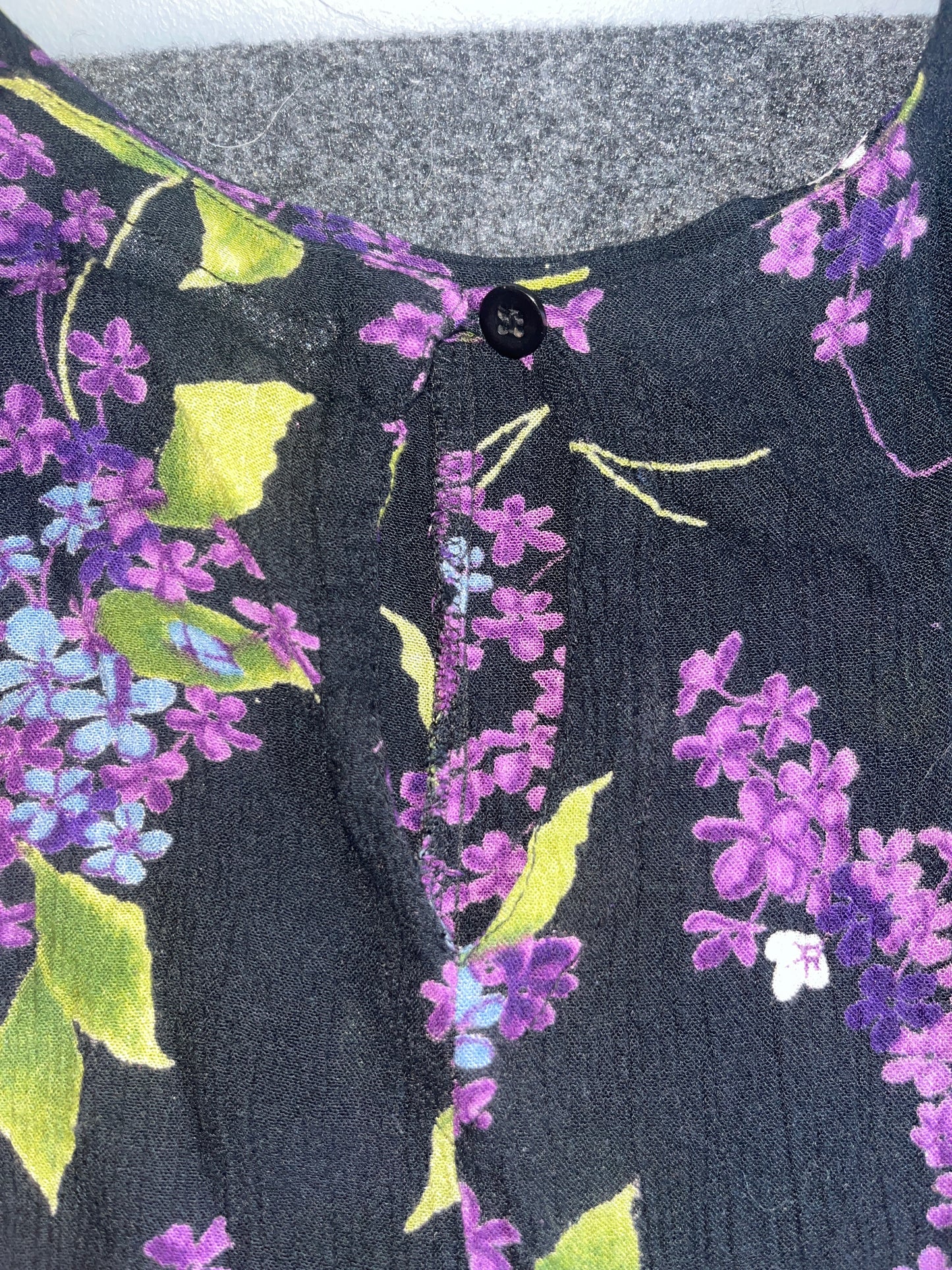 American Angel Flower Patterned Rayon Dress - XSmall - 17" x 49.5"