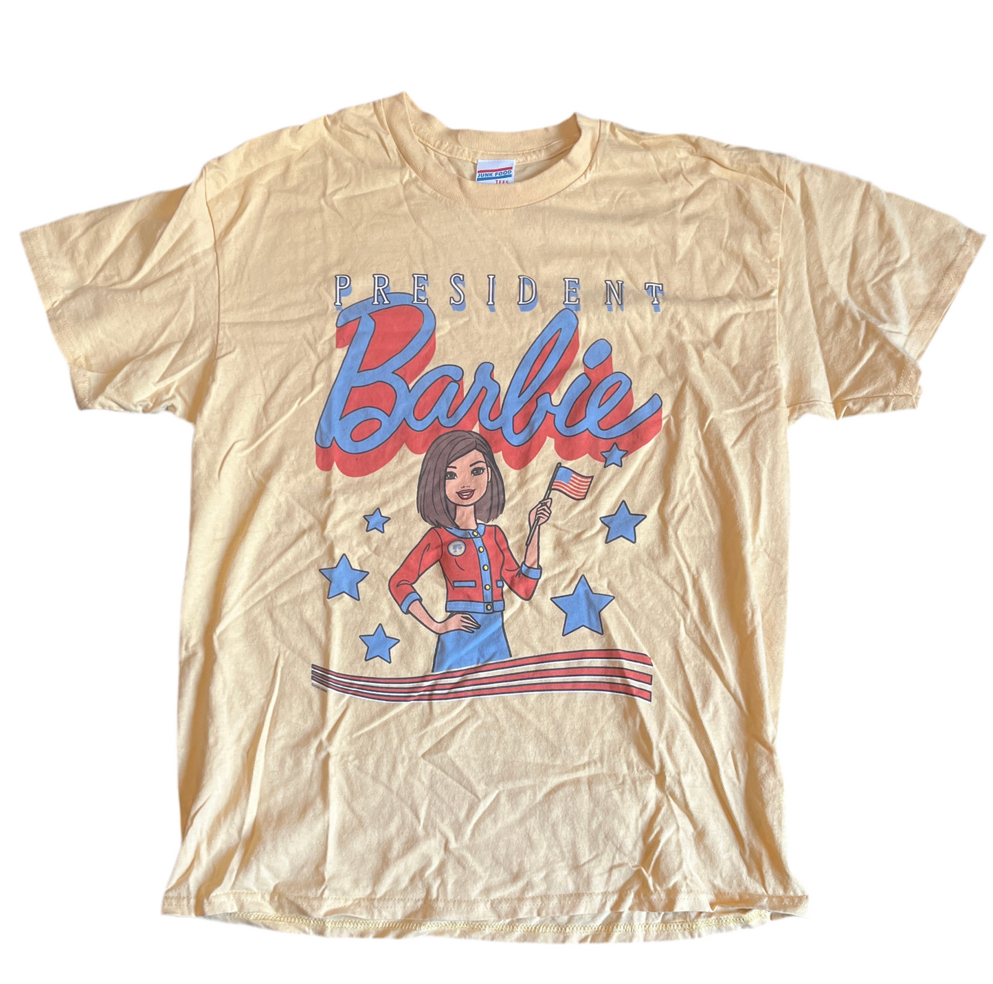 President Barbie Junk Food NWT T-shirt - Medium - 20.5" x 27"