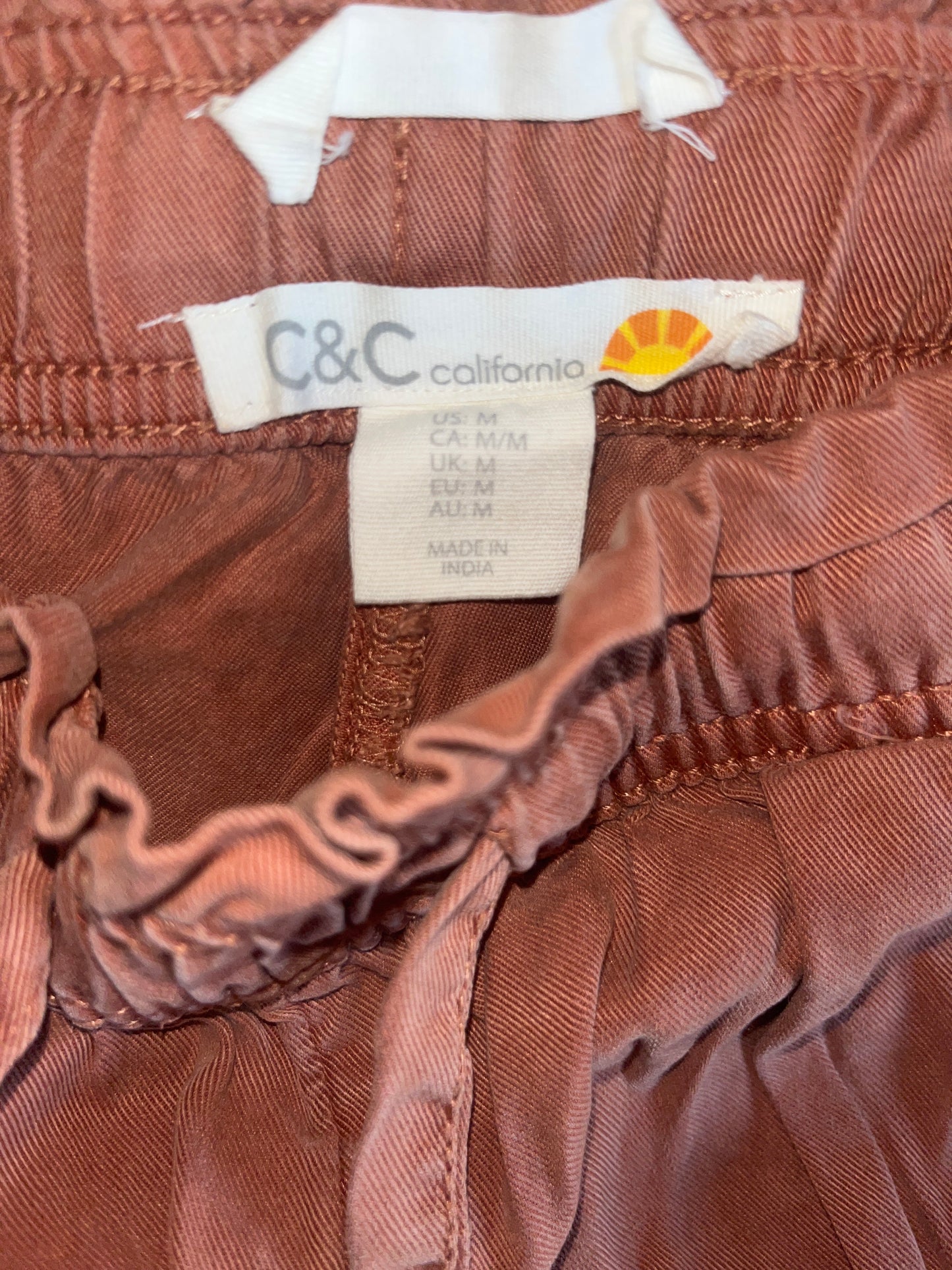 C&C California Burnt Orange Lyocell Shorts - 30" x 3"
