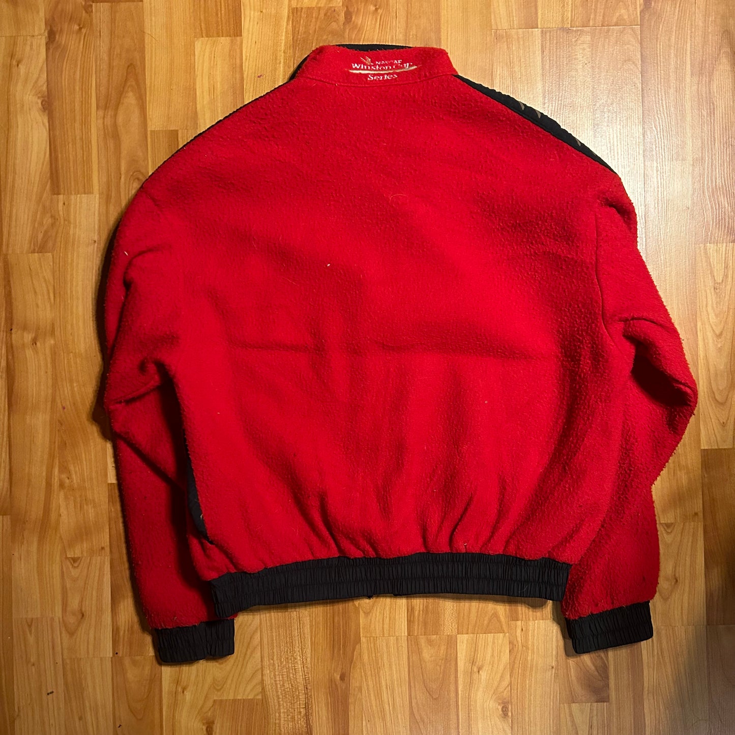 80/90’s Swingster Winston Racing Fleece Zip Up Jacket - XLarge - 24” x 28”