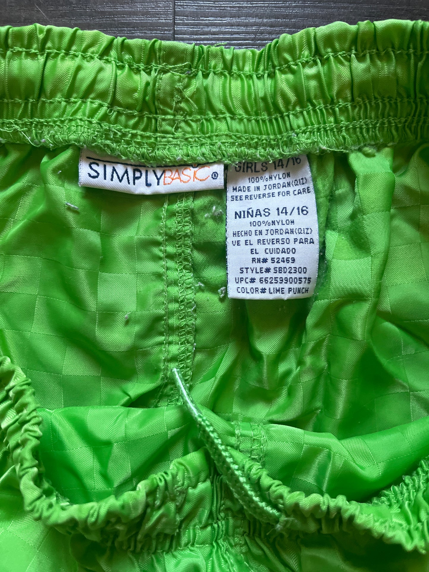 Simply Basic Nylon Shorts - 26" x 4"