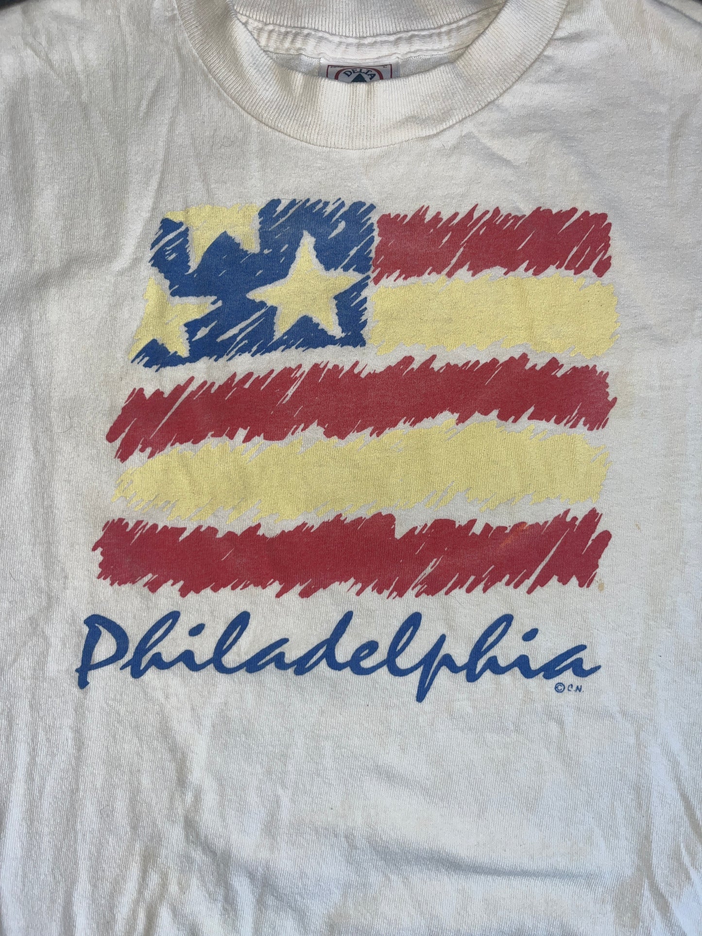 Delta Pro Weight Philadelphia Tshirt - XSmall - 17.5" x 22.5"