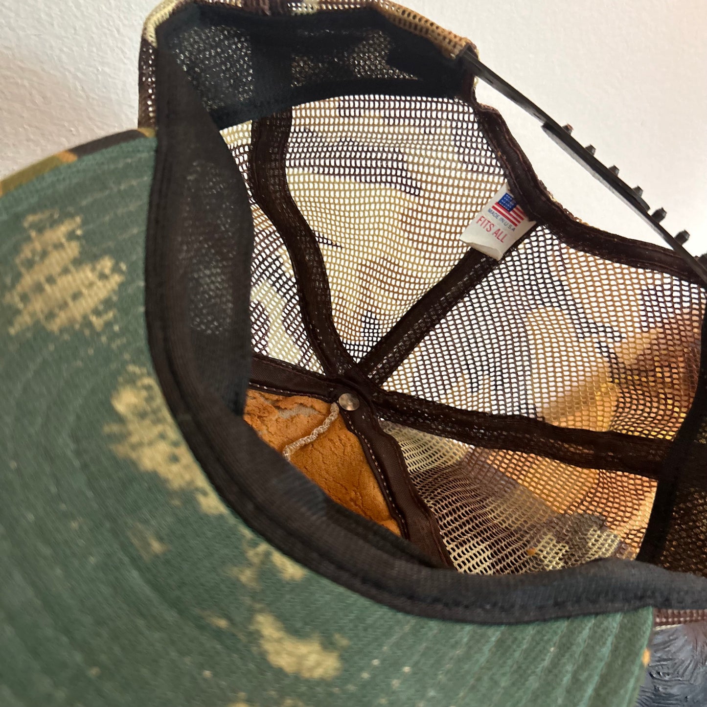 90's NRA Camouflage Camo Trucker Hat