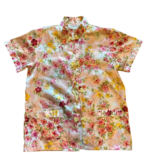 LXD Lexinda Button Up Silk Shirt - XSmall - 15" x 21"
