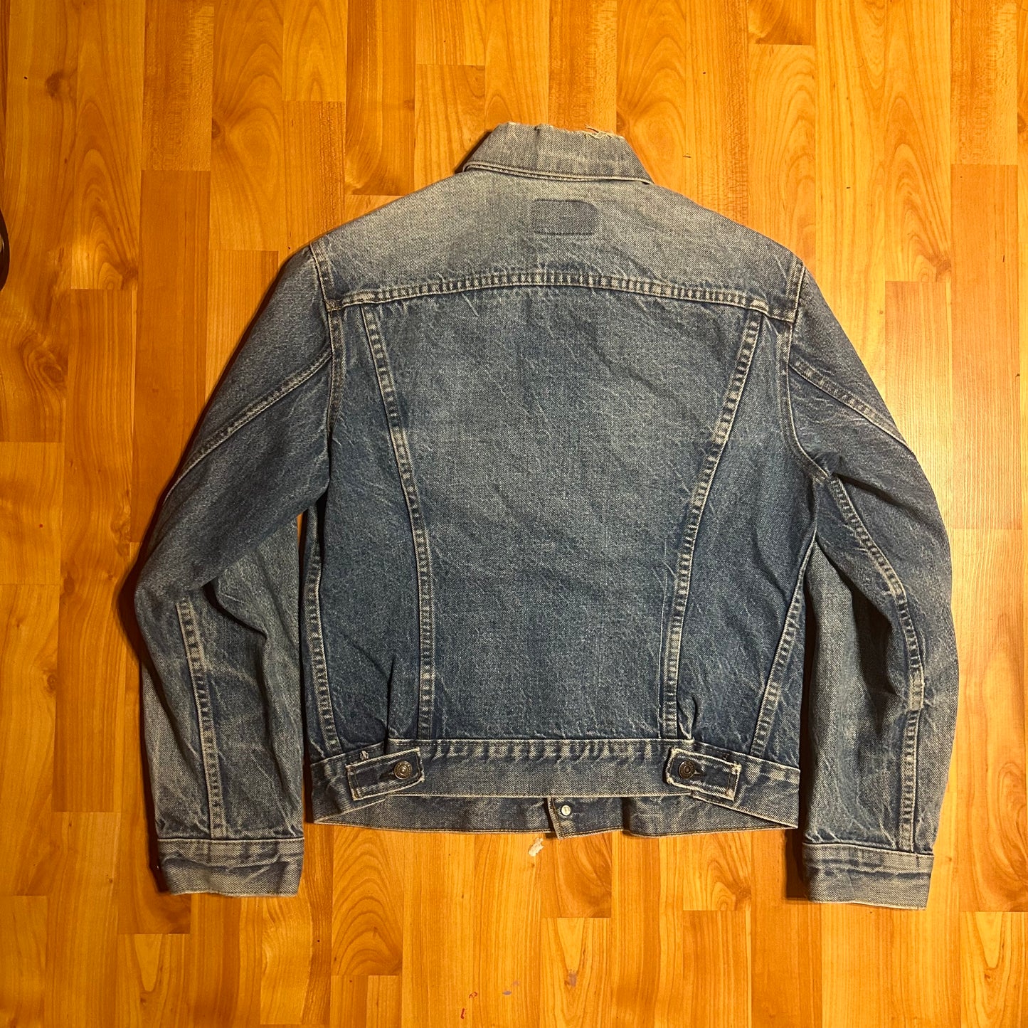 80's Levi's Button Up Denim Jean Jacket - Medium - 20” x 24”