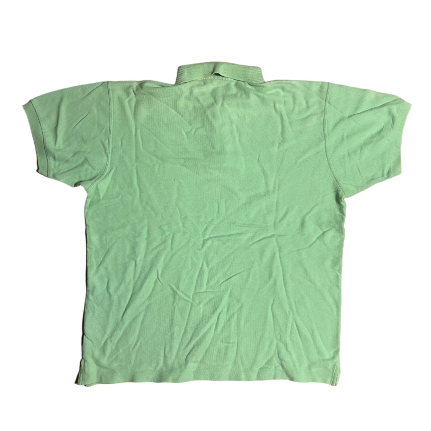 Phartagonia Patagonia Cotton Light Green Collared Short Sleeve Polo Shirt - Medium - 21.5” x 26”