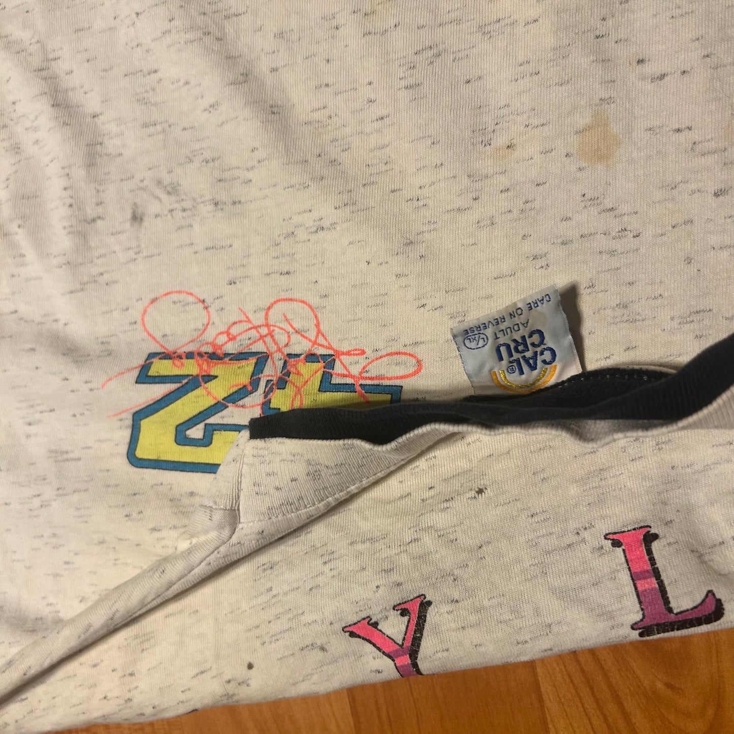 90’s Double Layered Kyle Petty 42 Grand Prix Tshirt - Medium - 21” x 30”