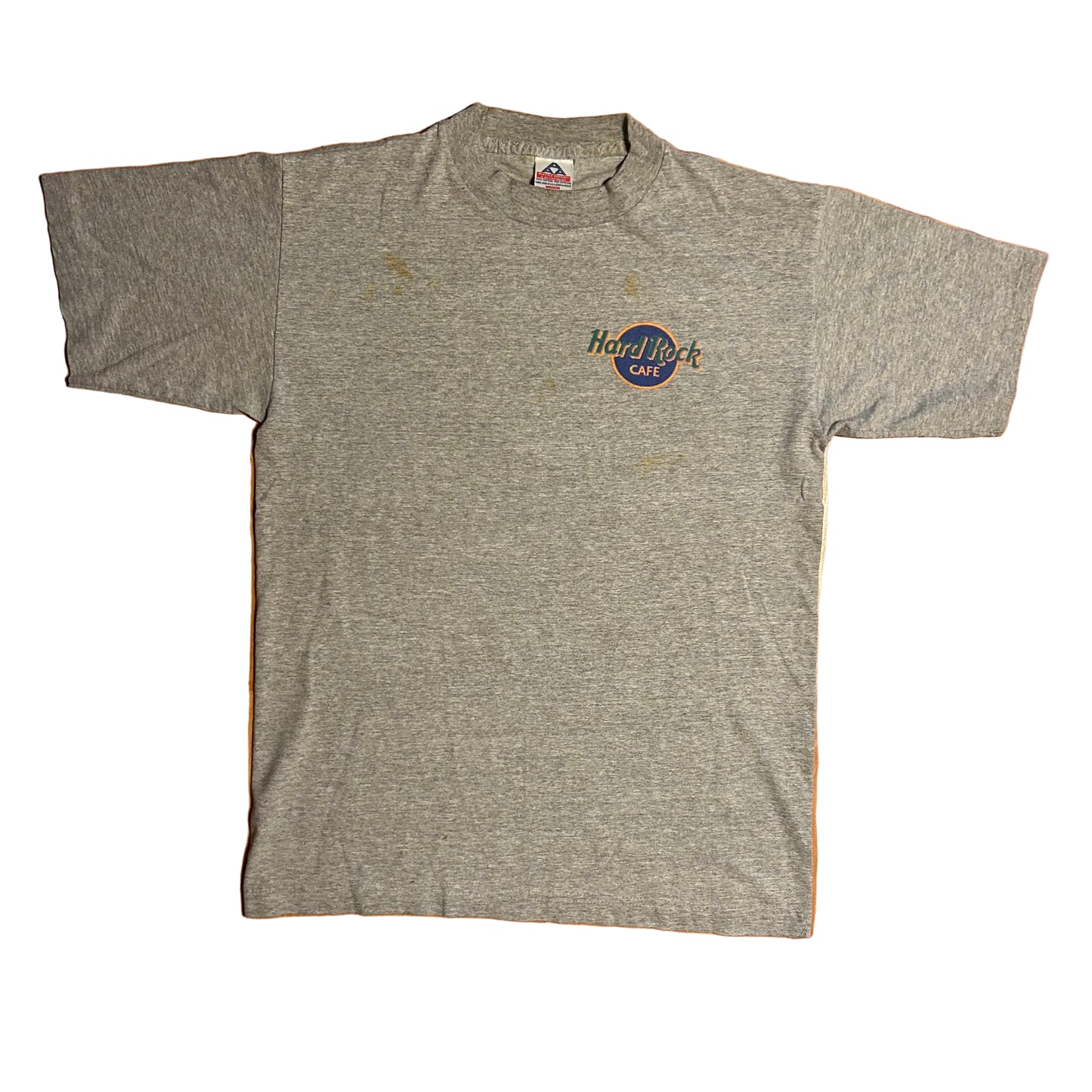 90’s Hard Rock Cafe Tijuana Grey Gray Tshirt - Small - 19” x 27.5”