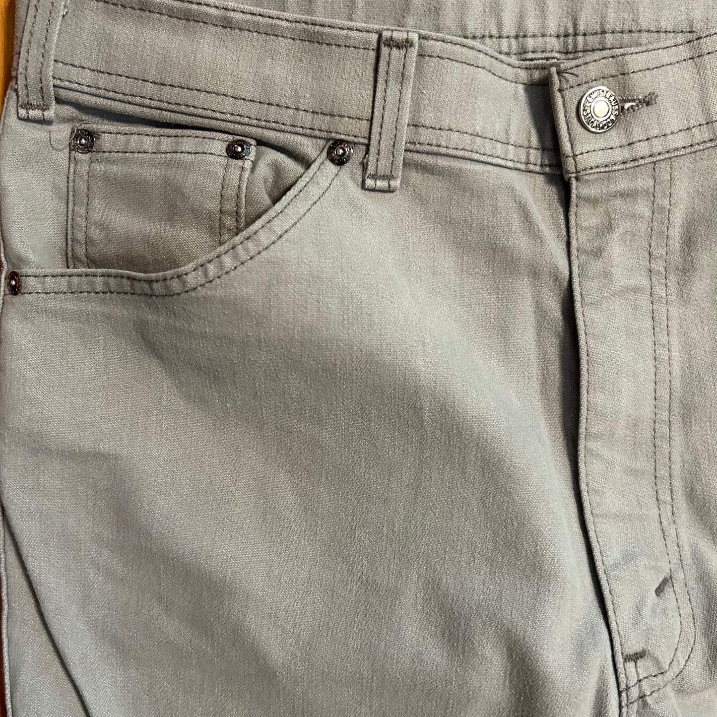 70/80’s Levi’s For Men Black Grey Tab Denim Jeans - 34” x 31”