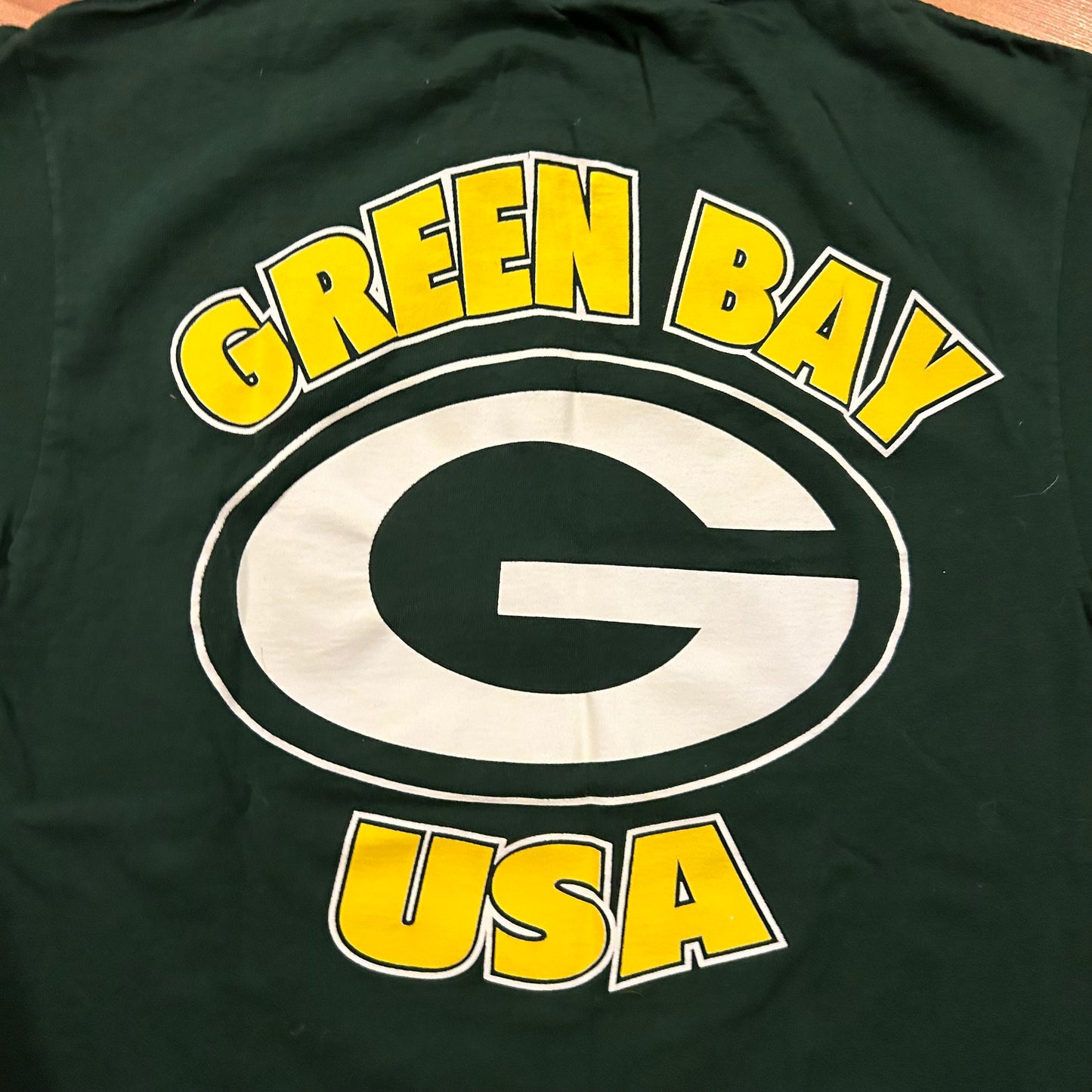 NFL Green Bay Packers America’s Pack USA 20/20 Sport Tshirt - Small - 19” x 28”