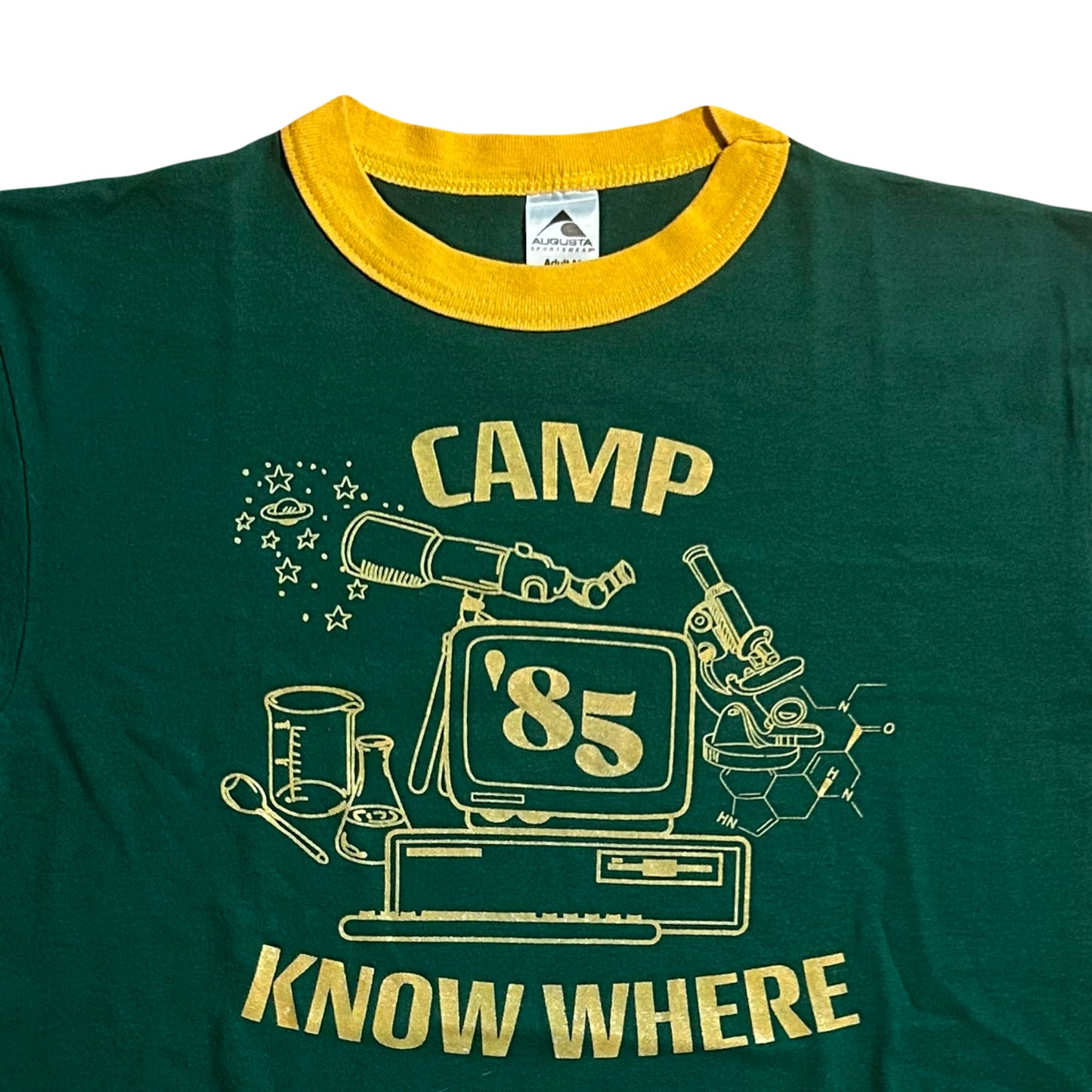 Camp Know Where Ringer Tshirt - Medium - 20” x 26”