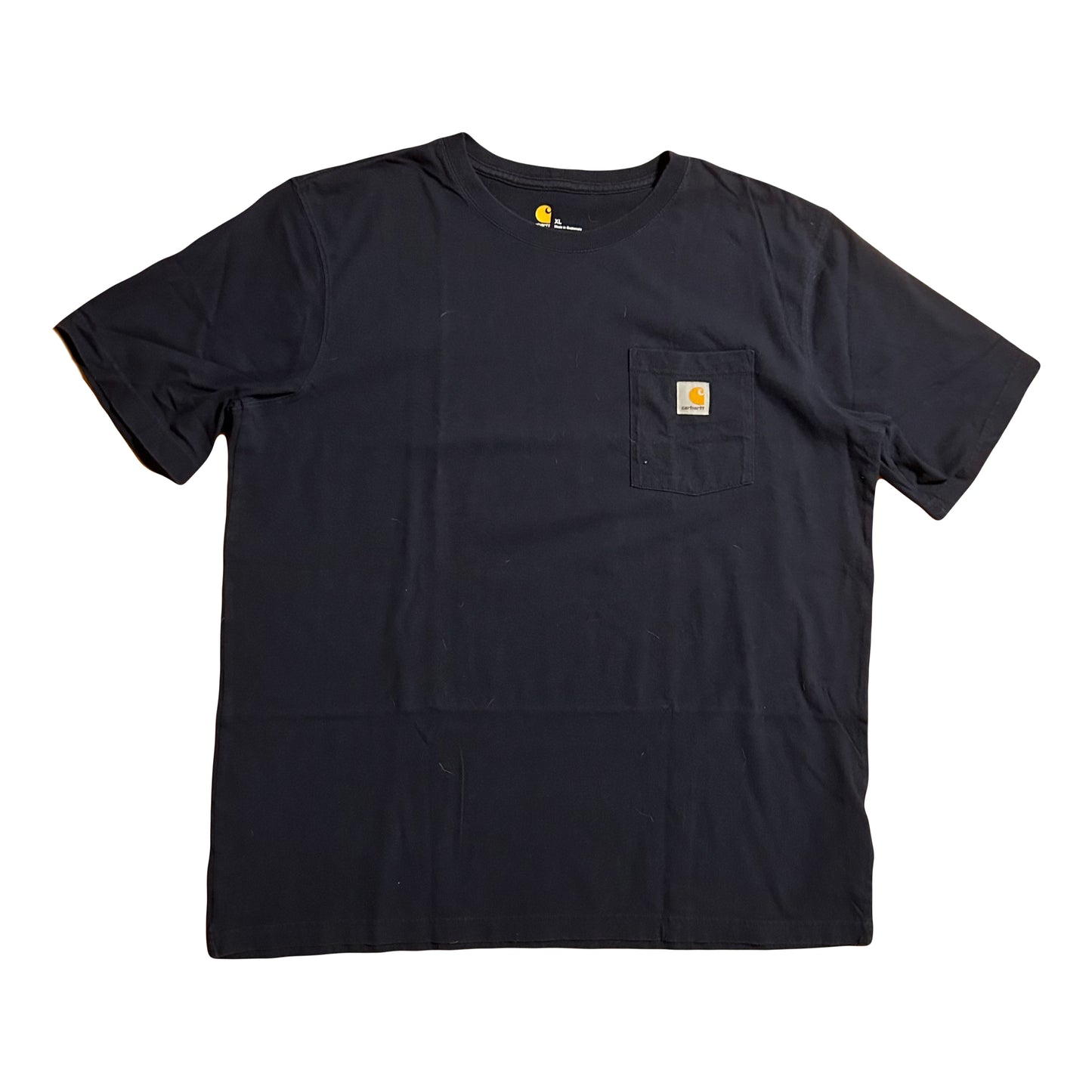 Carhartt Carphartt Navy Pocket Tshirt - XLarge - 26” x 31”