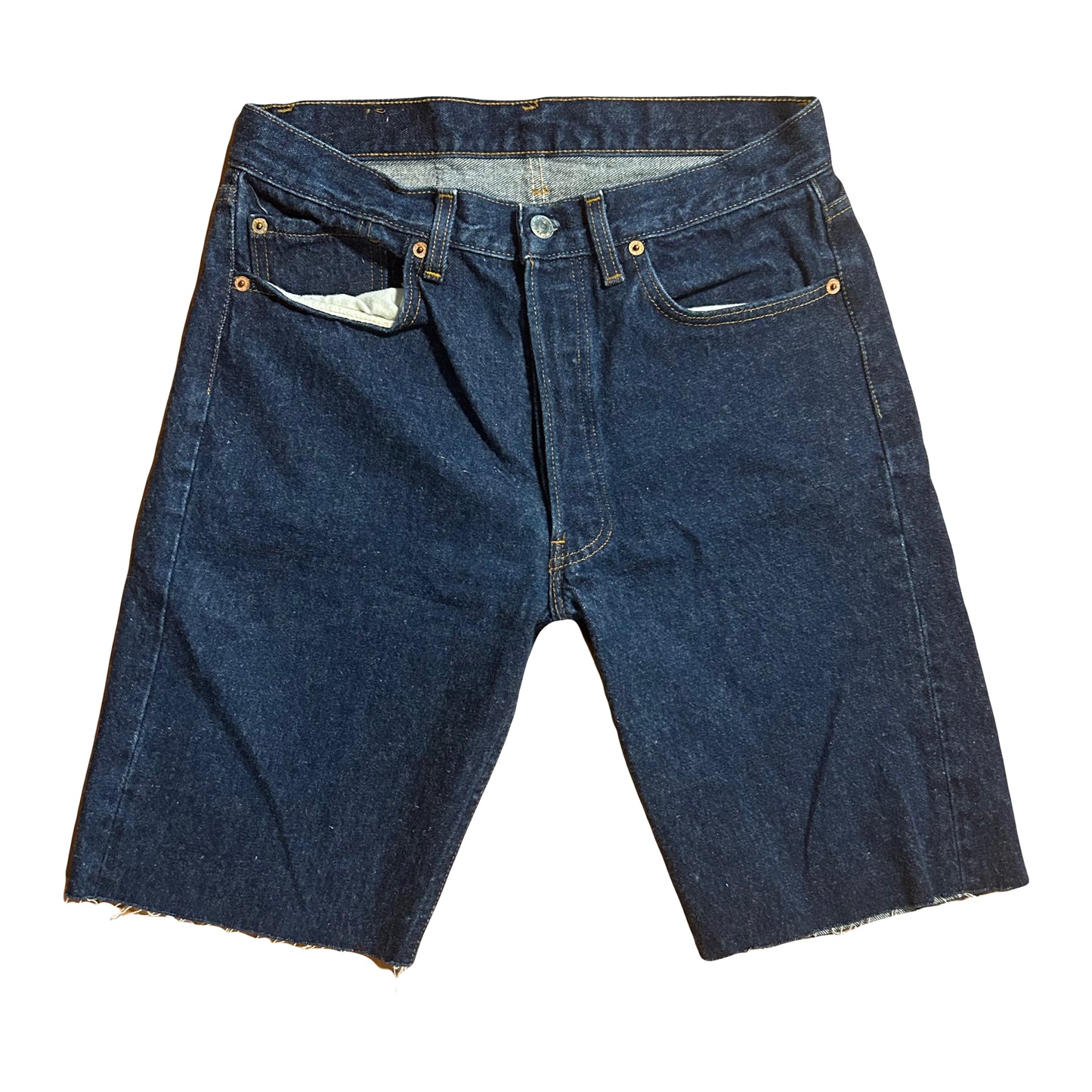 Levi’s 501 Button Fly Cutoff Jean Shorts Jorts - 32” x 10”