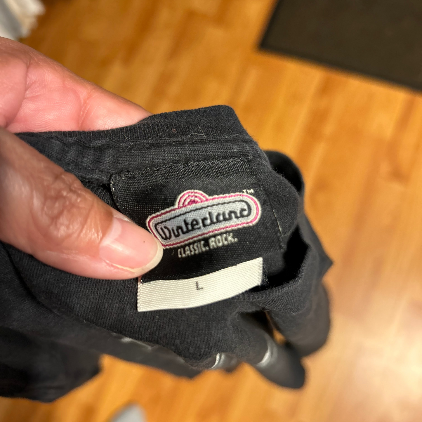 2004 Winterland Classic Rock Black Sabbath Ozzy Osbourne Black Band Tshirt - Medium - 20.5” x 23.5”