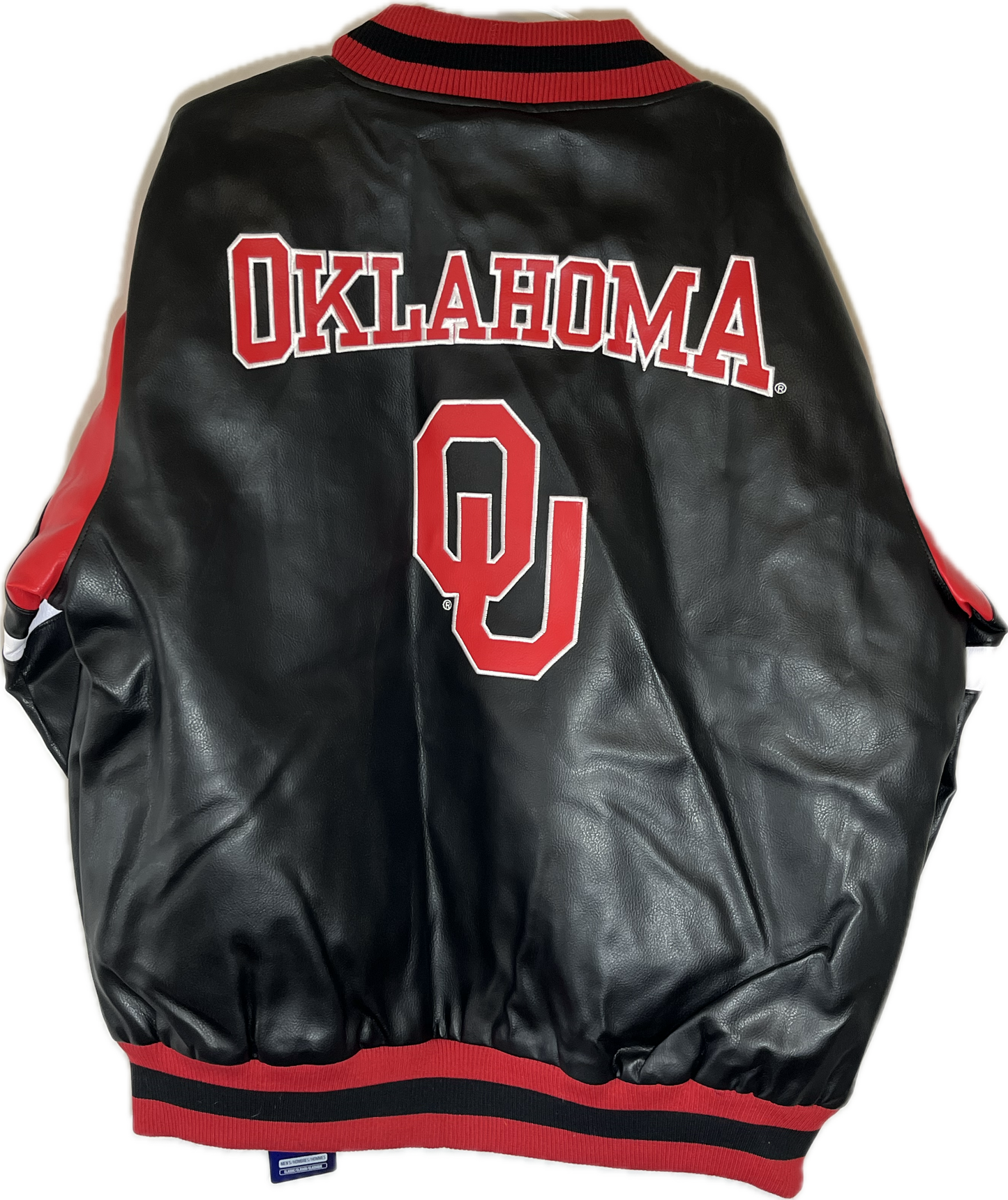 NWT Oklahoma University Varsity Jacket - XLarge - 26” x 29.5”