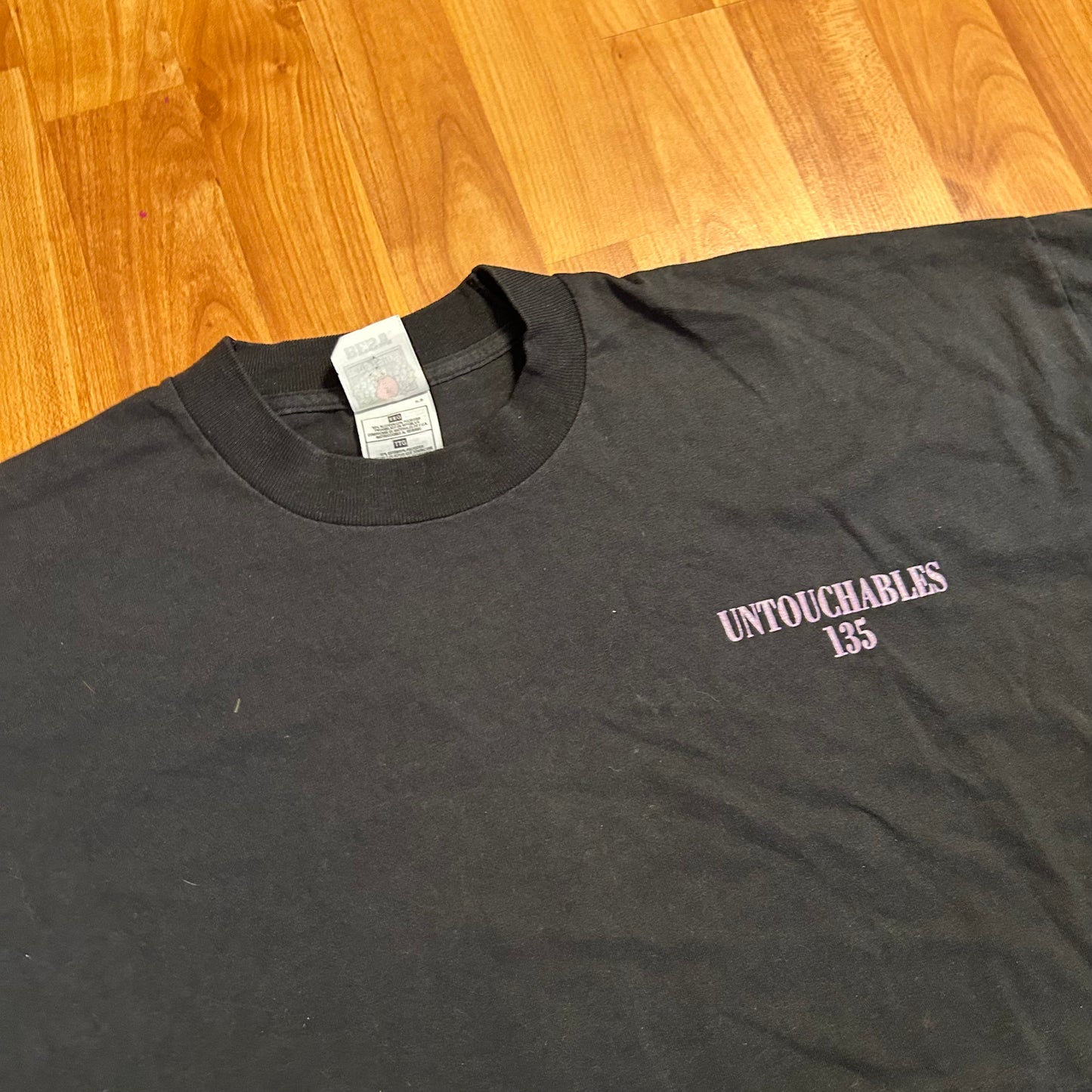 90's FOTL Best Untouchables 135 Rocky Mountain Region Black Tshirt - XLarge - 25" x 30.5"