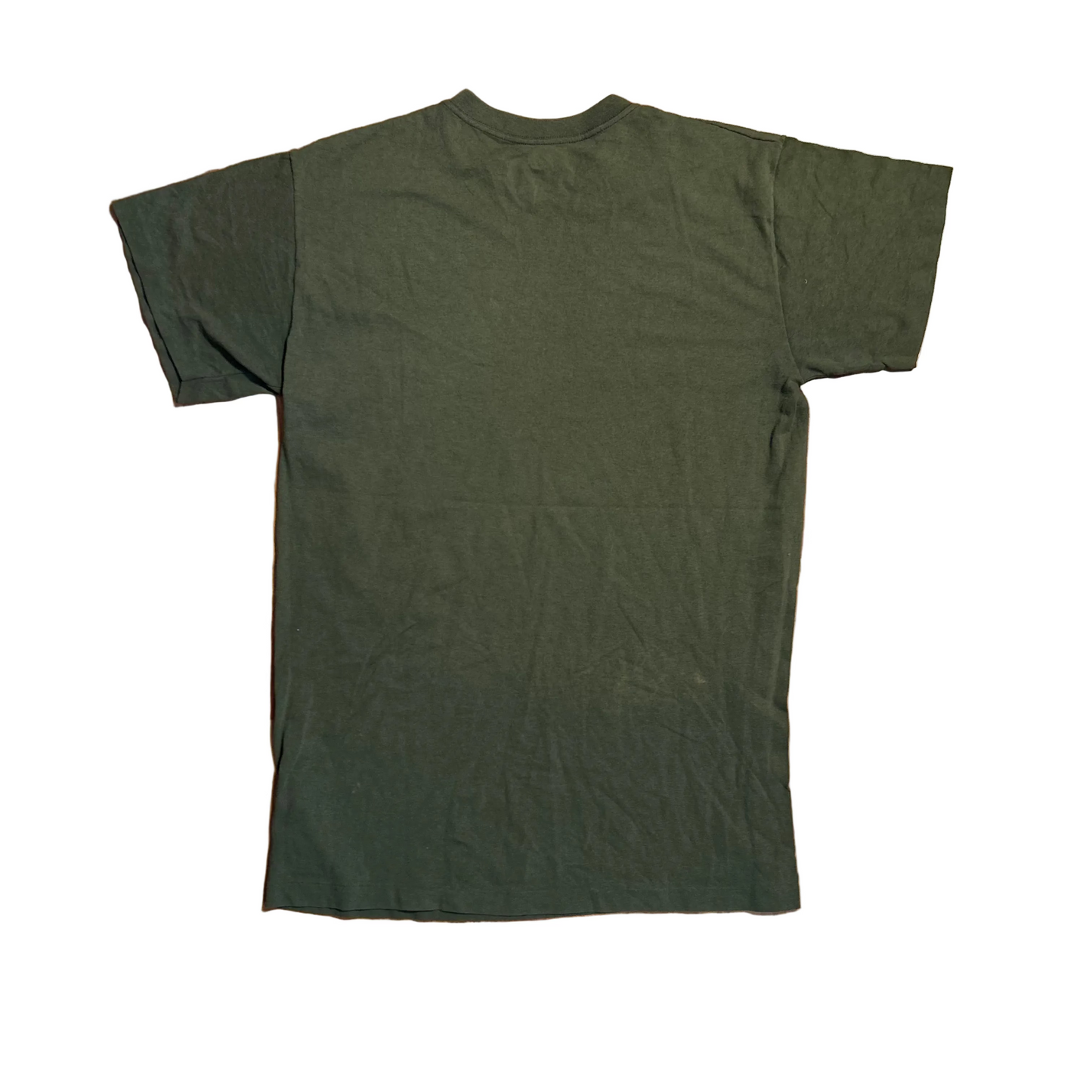 80's Marines Military Green Blank Tshirt - Small - 19" x 28"