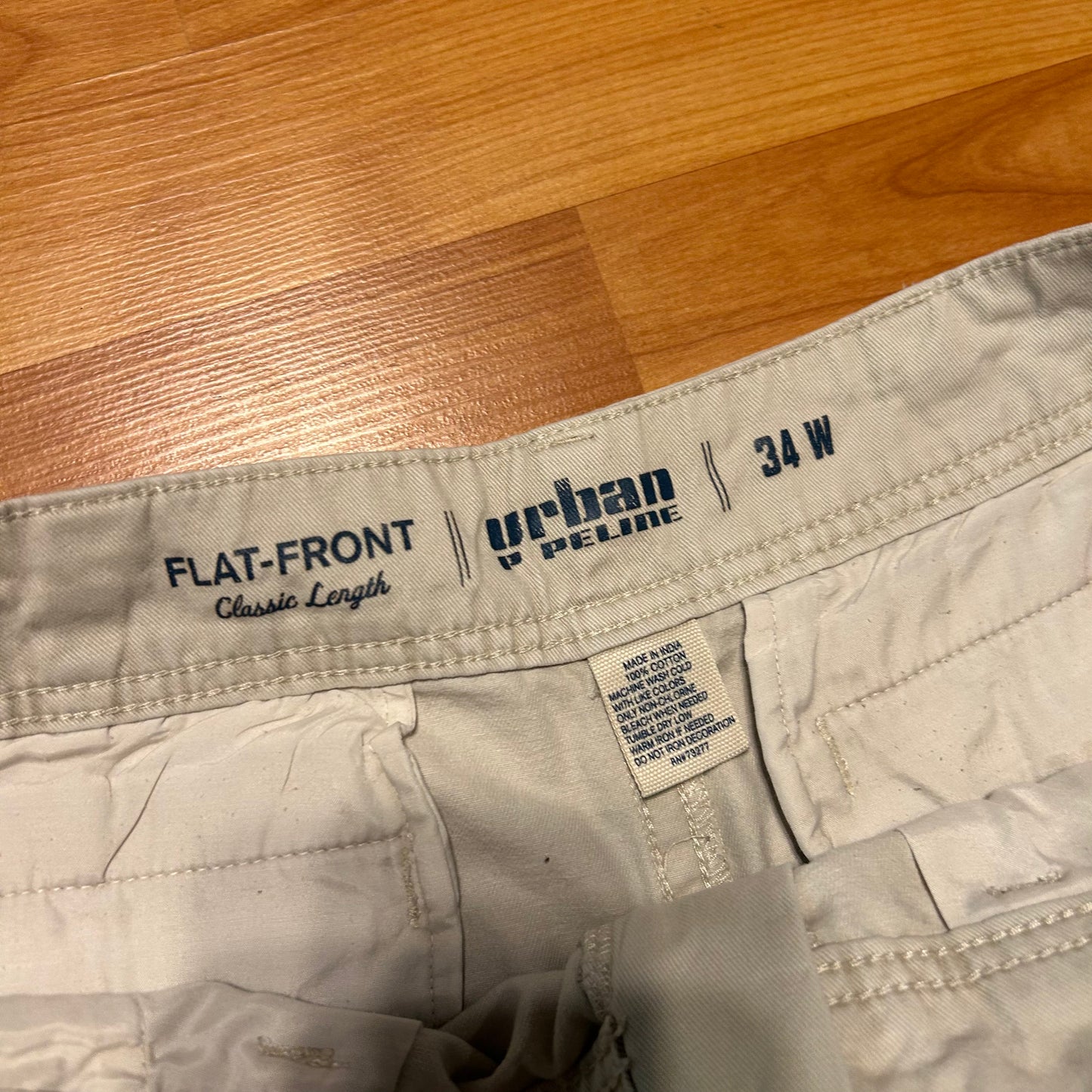 Urban Pipeline Khaki Shorts - 34" x 11"