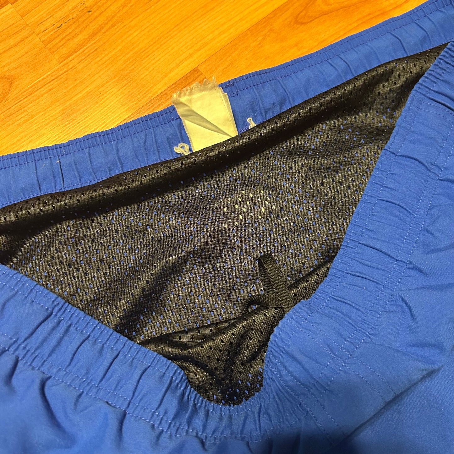 00's Nike Blue Swimming Trunks Shorts - 42" x 7"