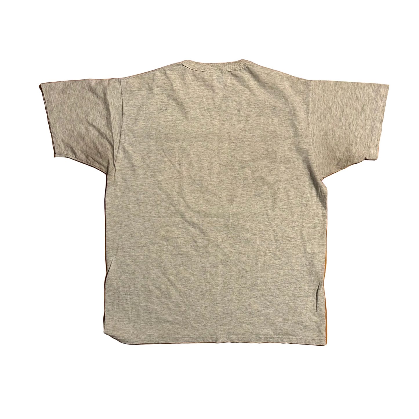 80's Russell Athletics Rhodes Football Camp Grey Tshirt - Large - 22" x 27.5"