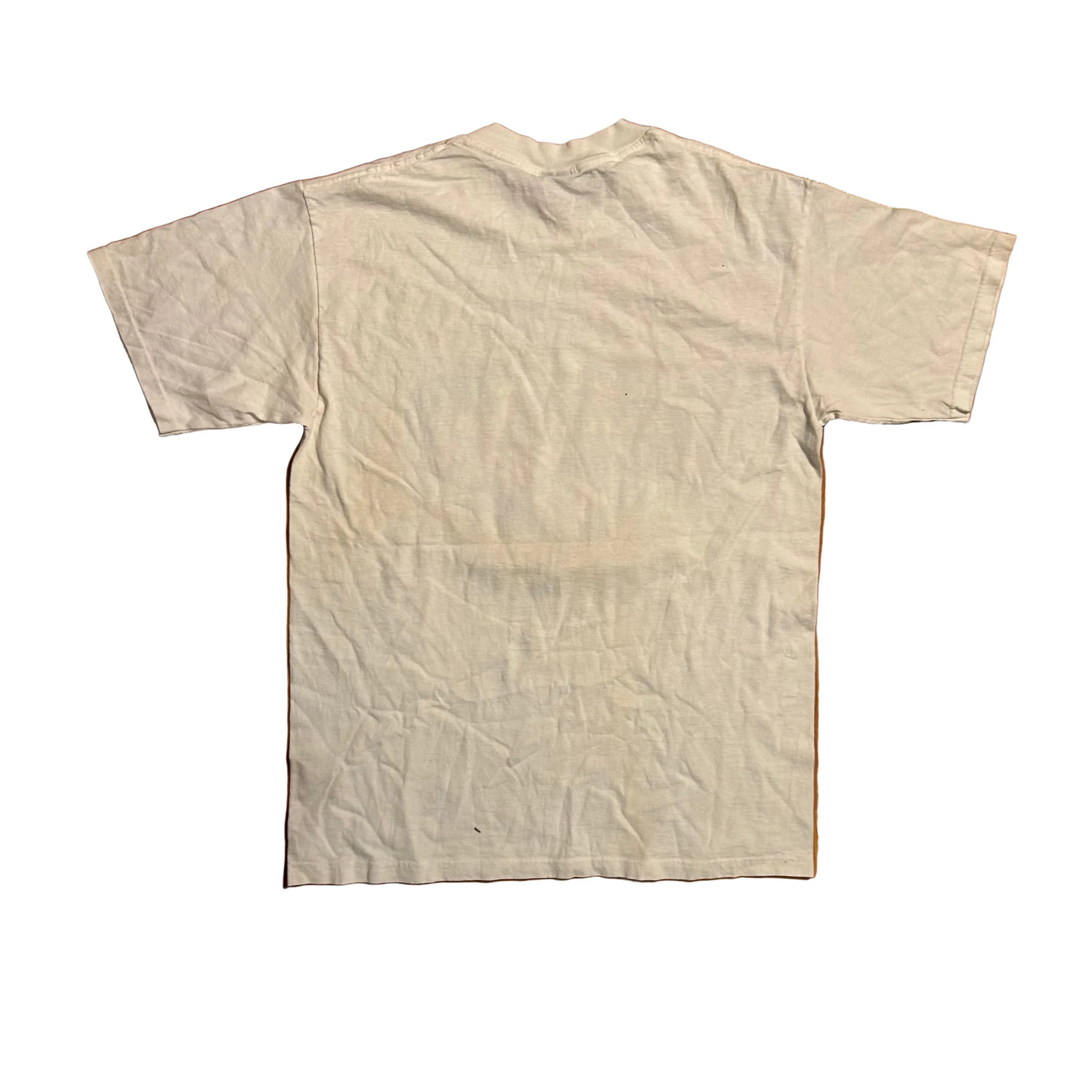 90's Classic Platinum Proud To Be an American Ohio White Tshirt - Medium - 21" x 29"