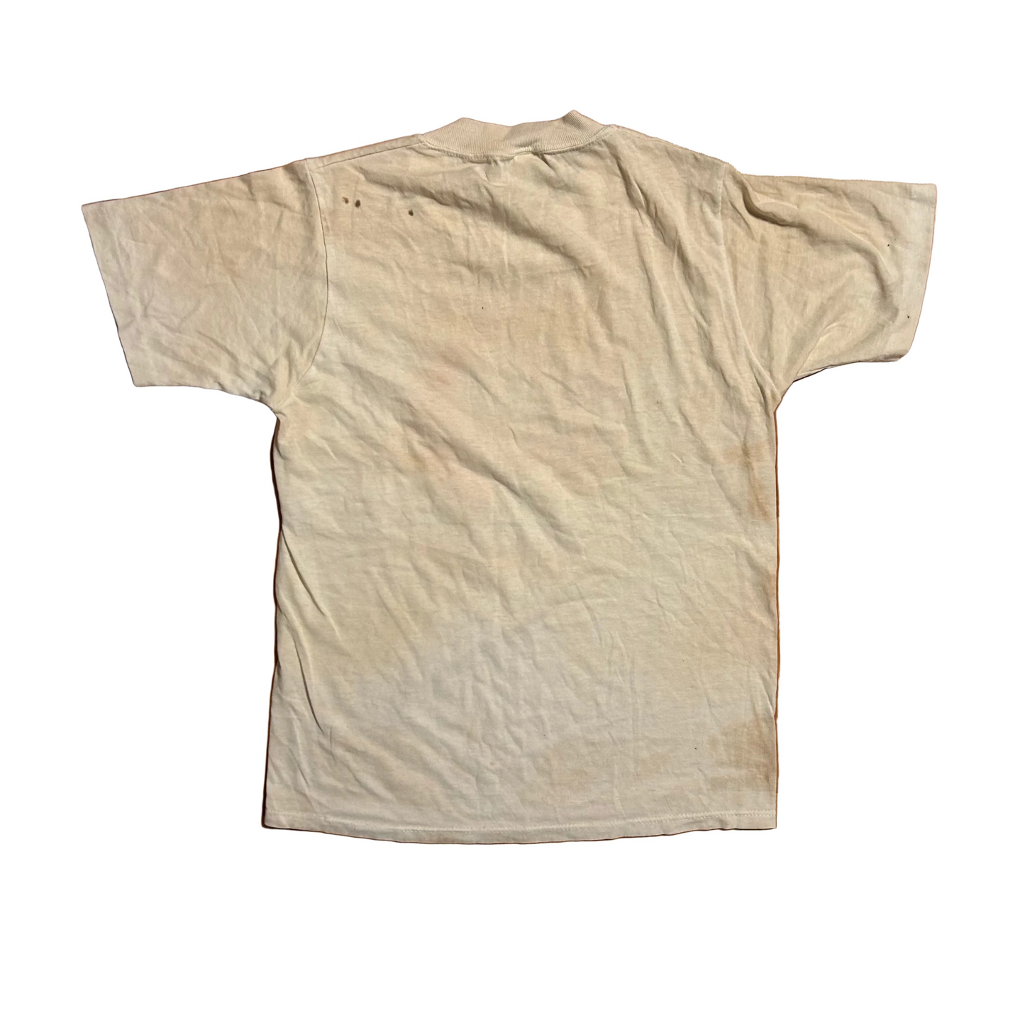 80's Soffee Bellview Warriors White Tshirt - XSmall - 17" x 24.5"