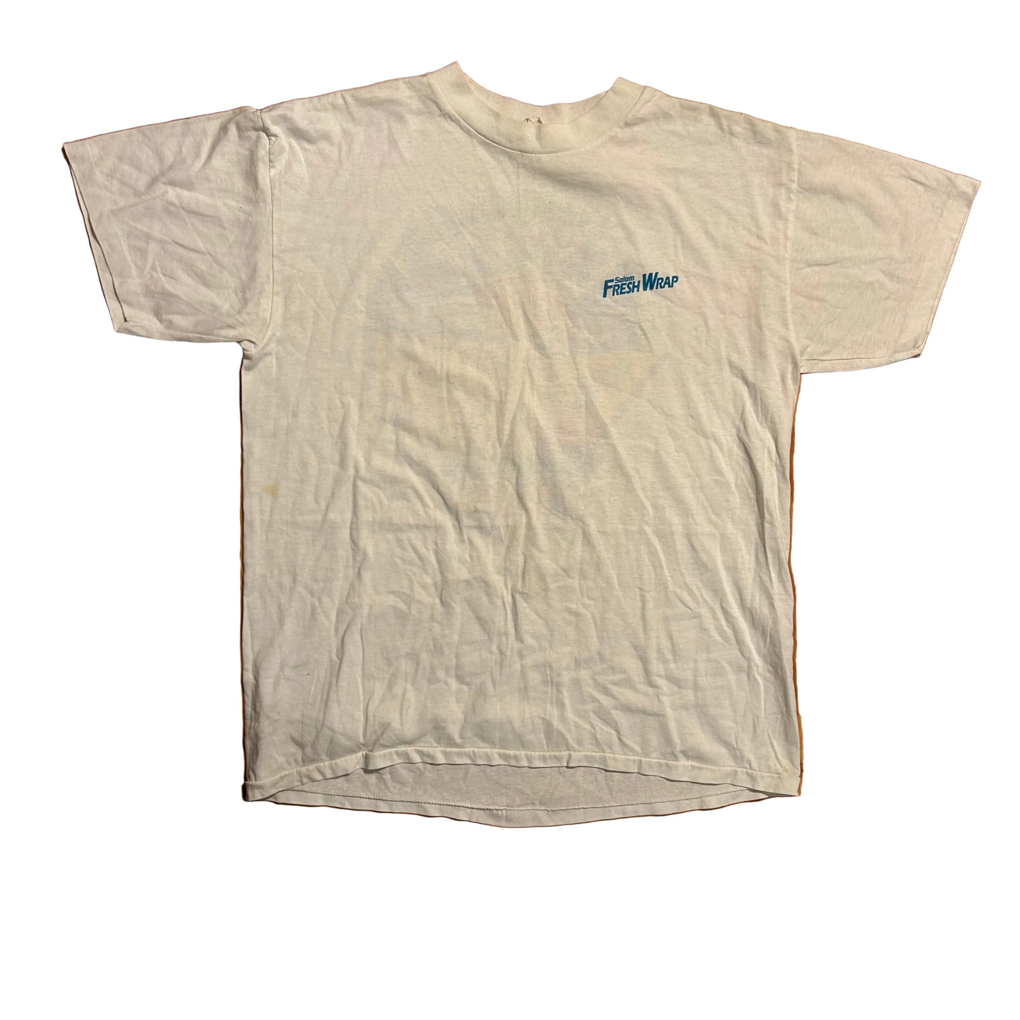 90's Salem Escape to the Fresh Side White Tshirt - Large - 22" x 28"