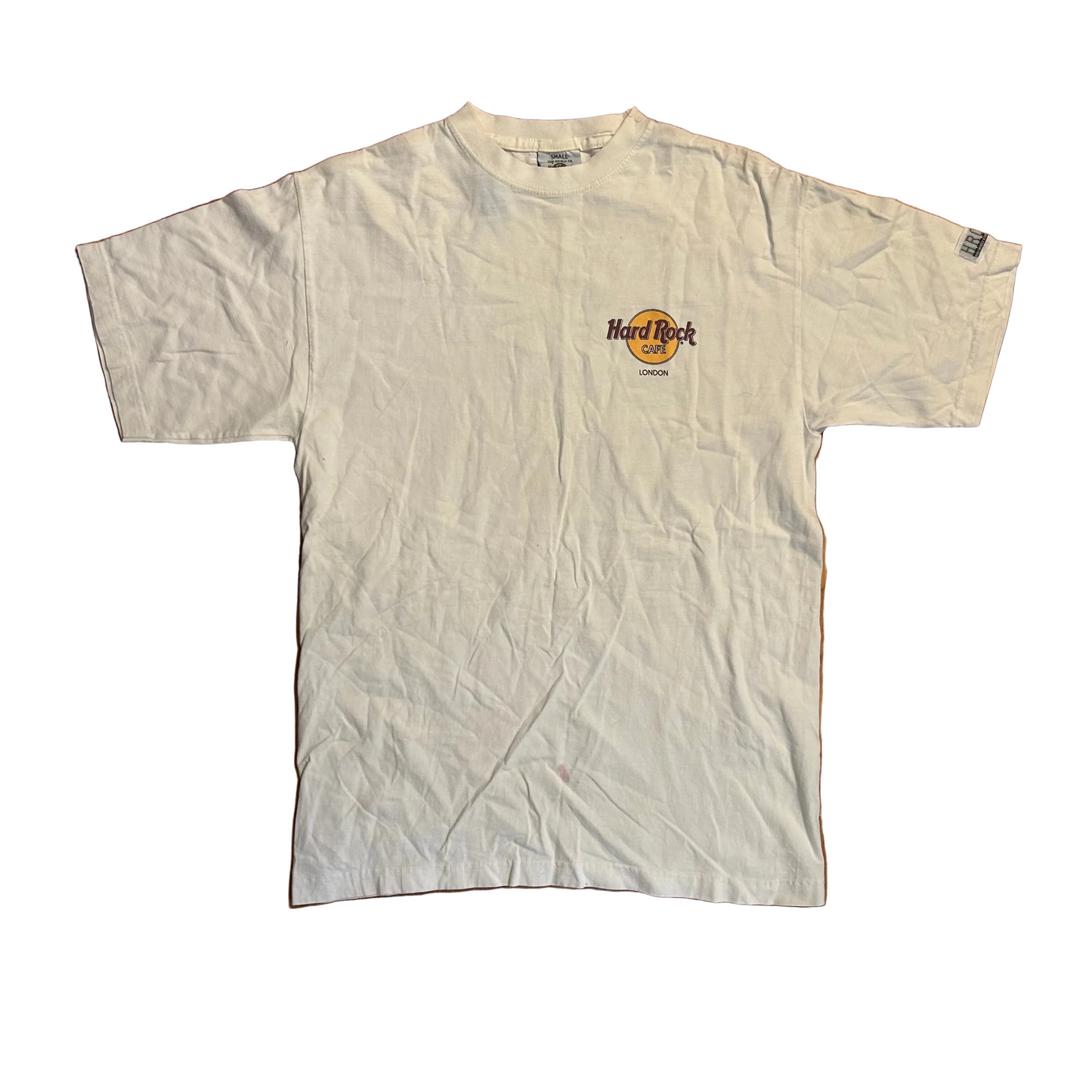 90's Hard Rock Cafe London The Original White Tshirt - Small - 19" x 28"