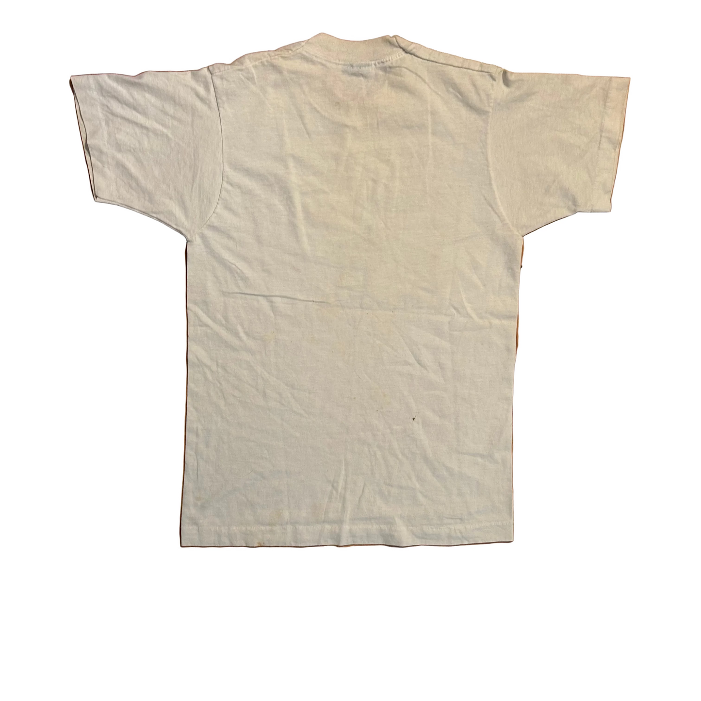 90's Screen Stars Burt Knows White Tshirt - XSmall - 17.5" x 26.5"