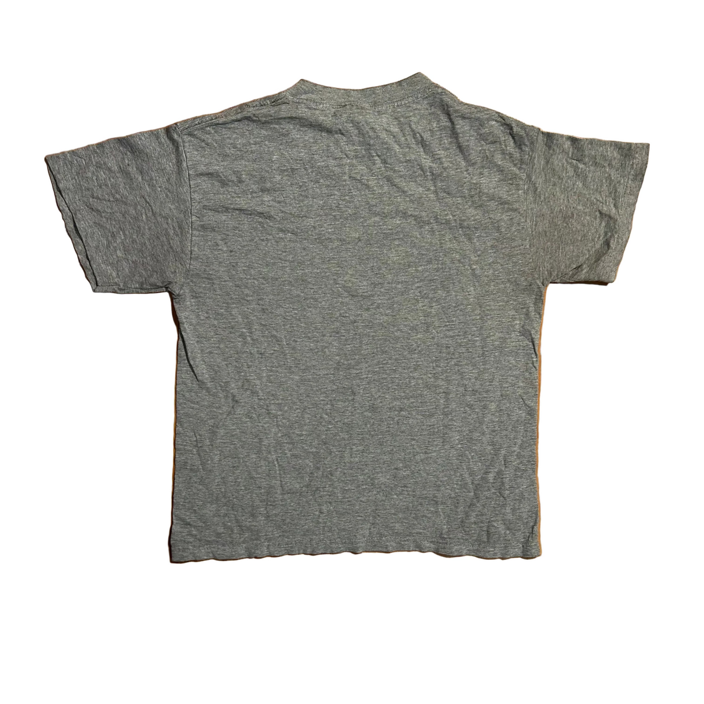 90's Nike Spellout Embroidered Swoosh Grey Tshirt - Small - 18.5" x 23.5"