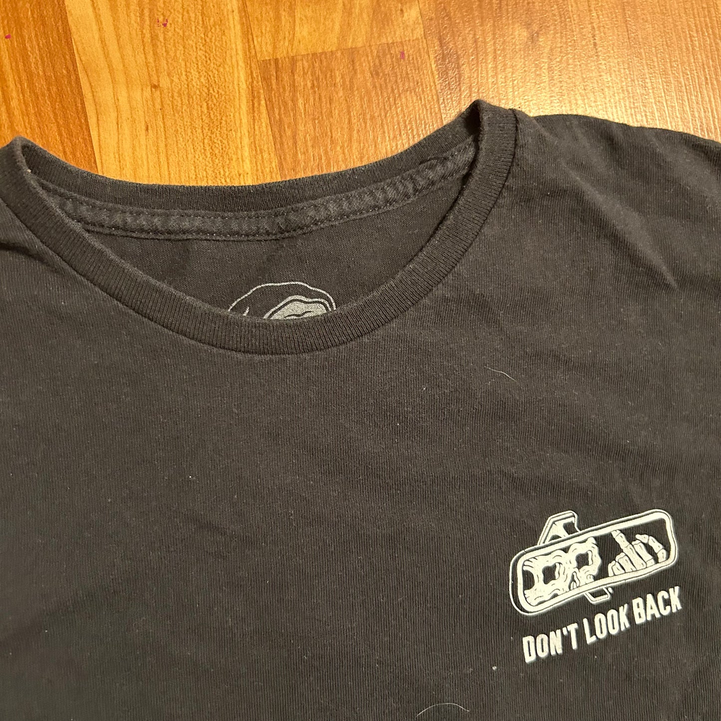 Lurking Class Don’t Look Back Black Tshirt - Medium - 21" x 27"