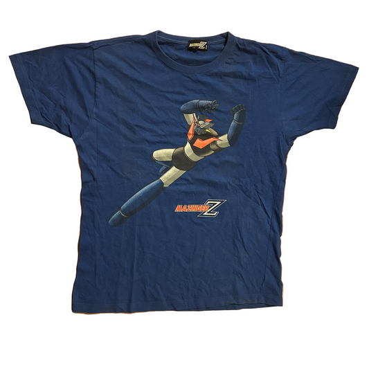 Mazinger Z Japanese Manga Blue Tshirt - Medium - 20" x 26"