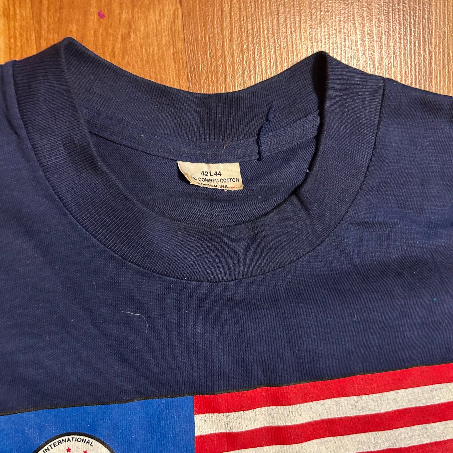 80's Bug Bash Volkswagen Nationals Navy Blue Tshirt - Medium - 21" x 28.5"