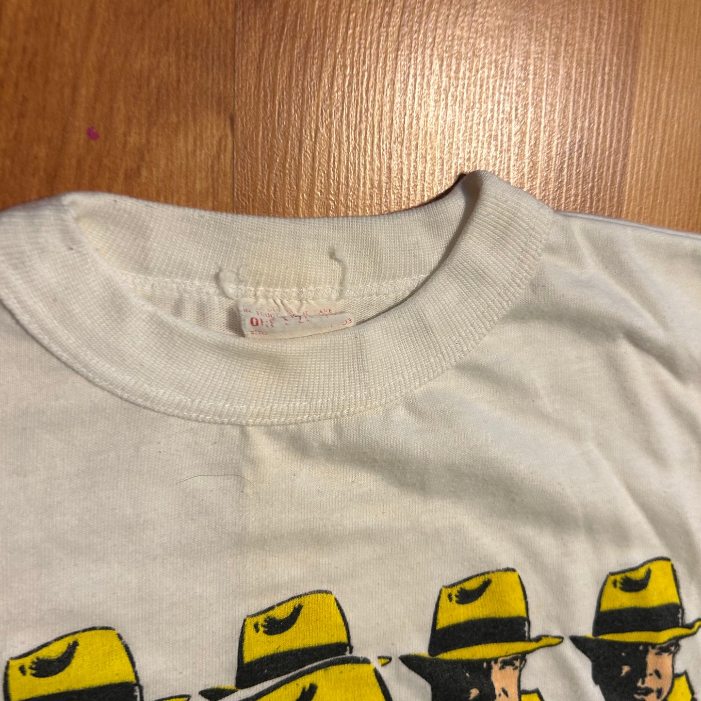 80's Disney Dick Tracy White Tshirt - XSmall - 17" x 23"