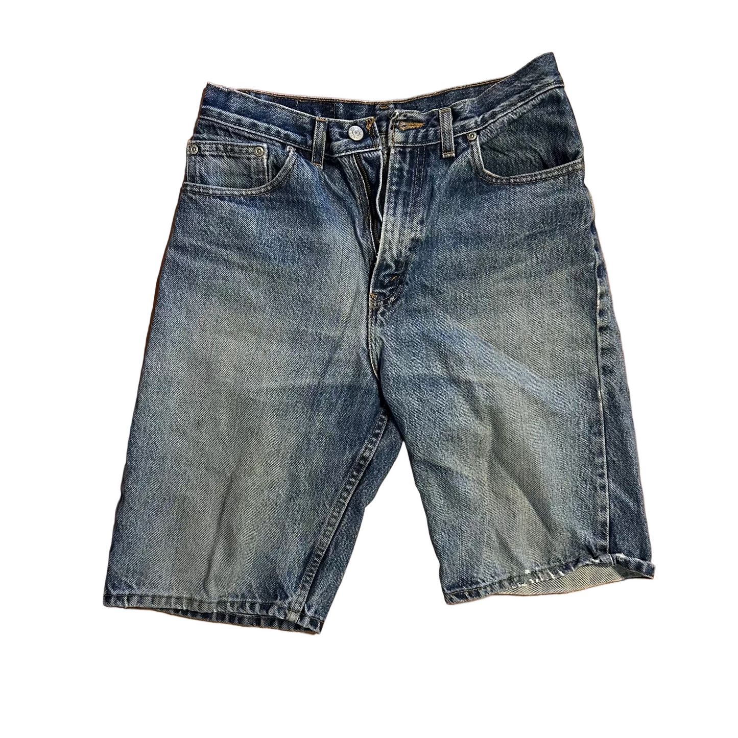 Faded Glory Blue Denim Jorts - 27" x 11"