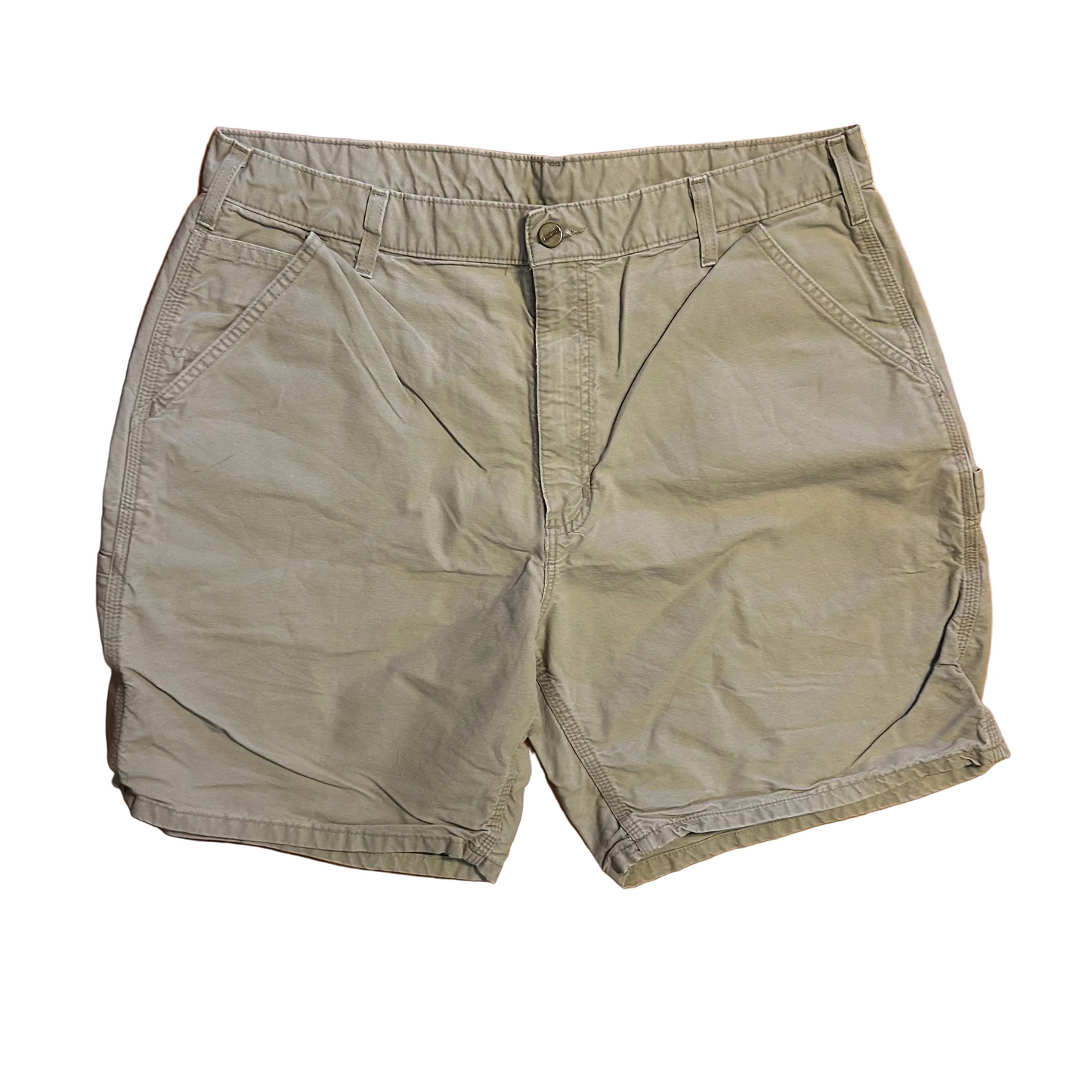 Carphartt Tan Khaki Carpenter Carhartt Shorts - 34" x 7"