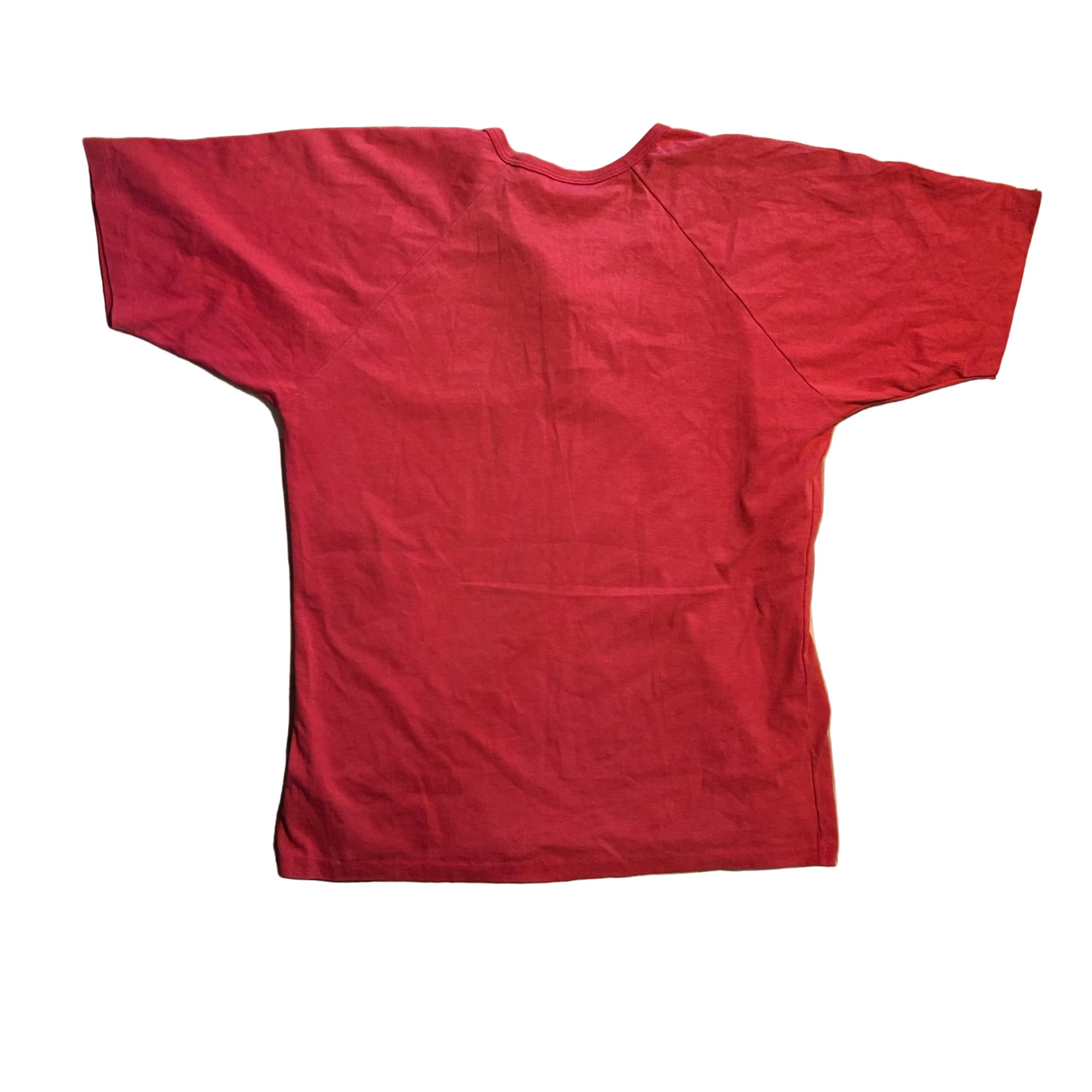 70/80's Sportswear Adamsville Baseball Red Shirt - Medium - 21.5" x 28"