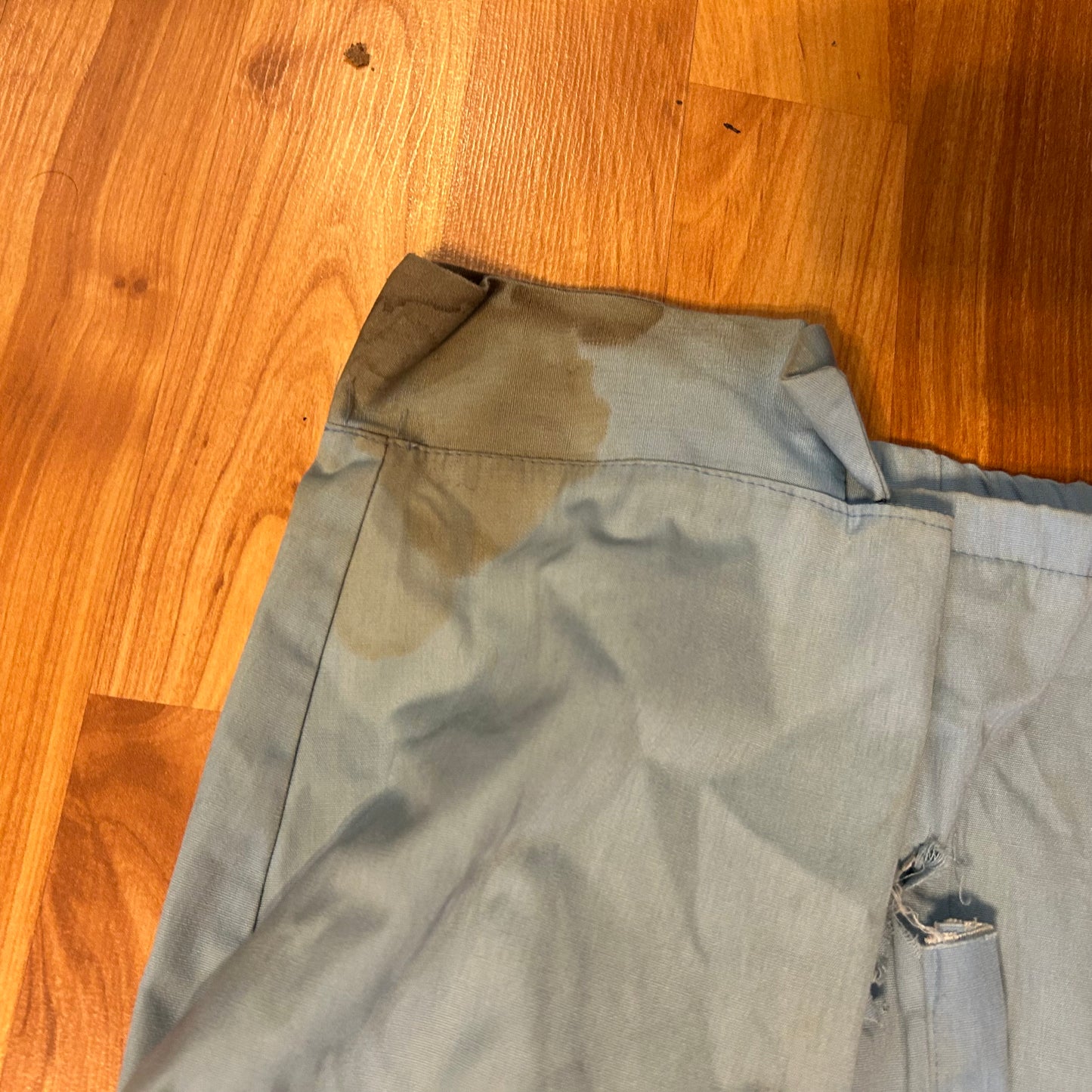 70's Light Blue UAW Cap Award Zip Jacket - Large - 23" x 25"