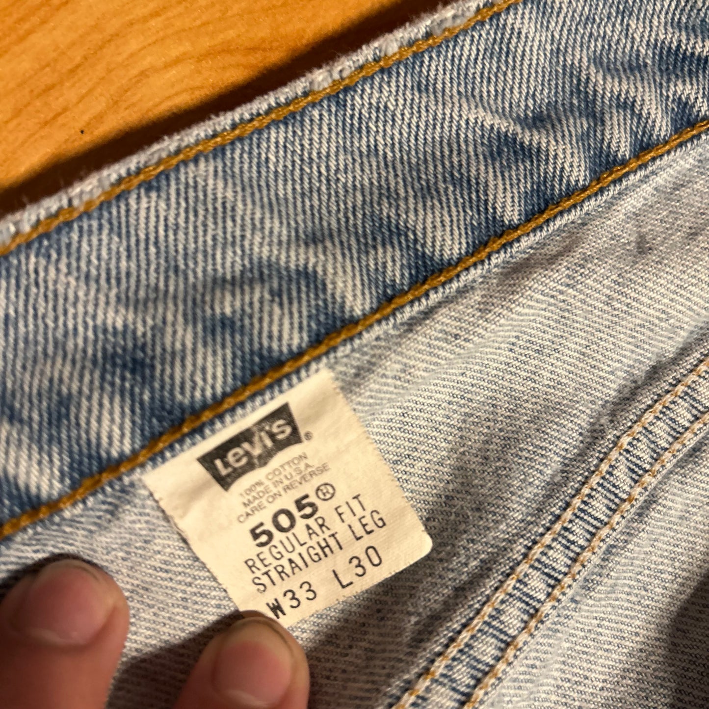 90's Levi 505 Denim Jeans - 33" x 29"