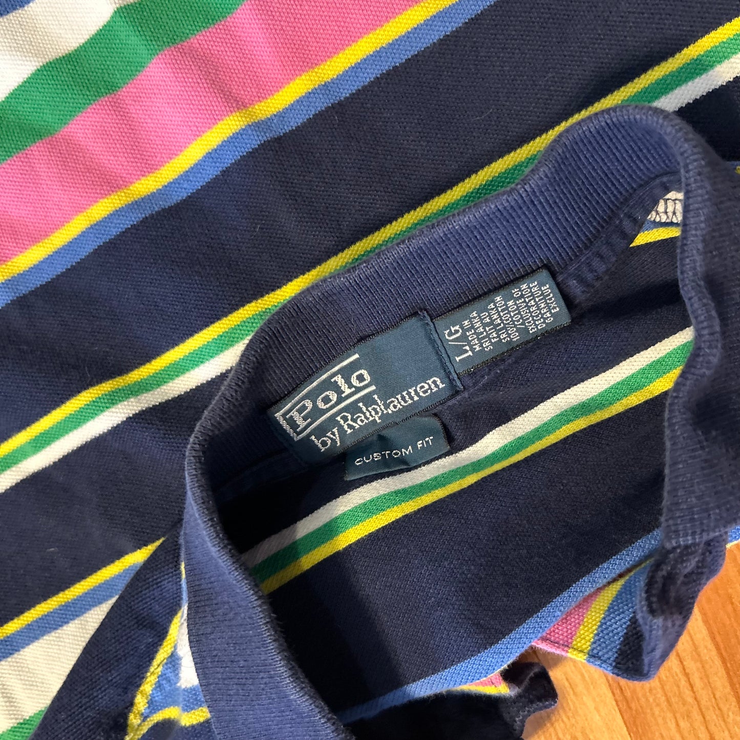 Polo Ralph Lauren Multicolor Collared Shirt - Medium - 20" x 27.5"