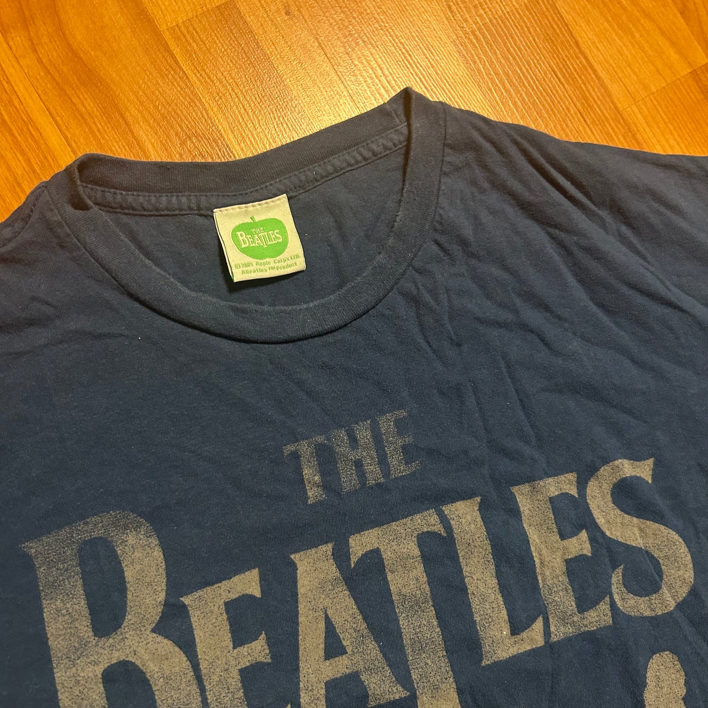 00’s The Beatles 2005 Blue Navy Abbey Road Music Tshirt - Large - 23” x 29”