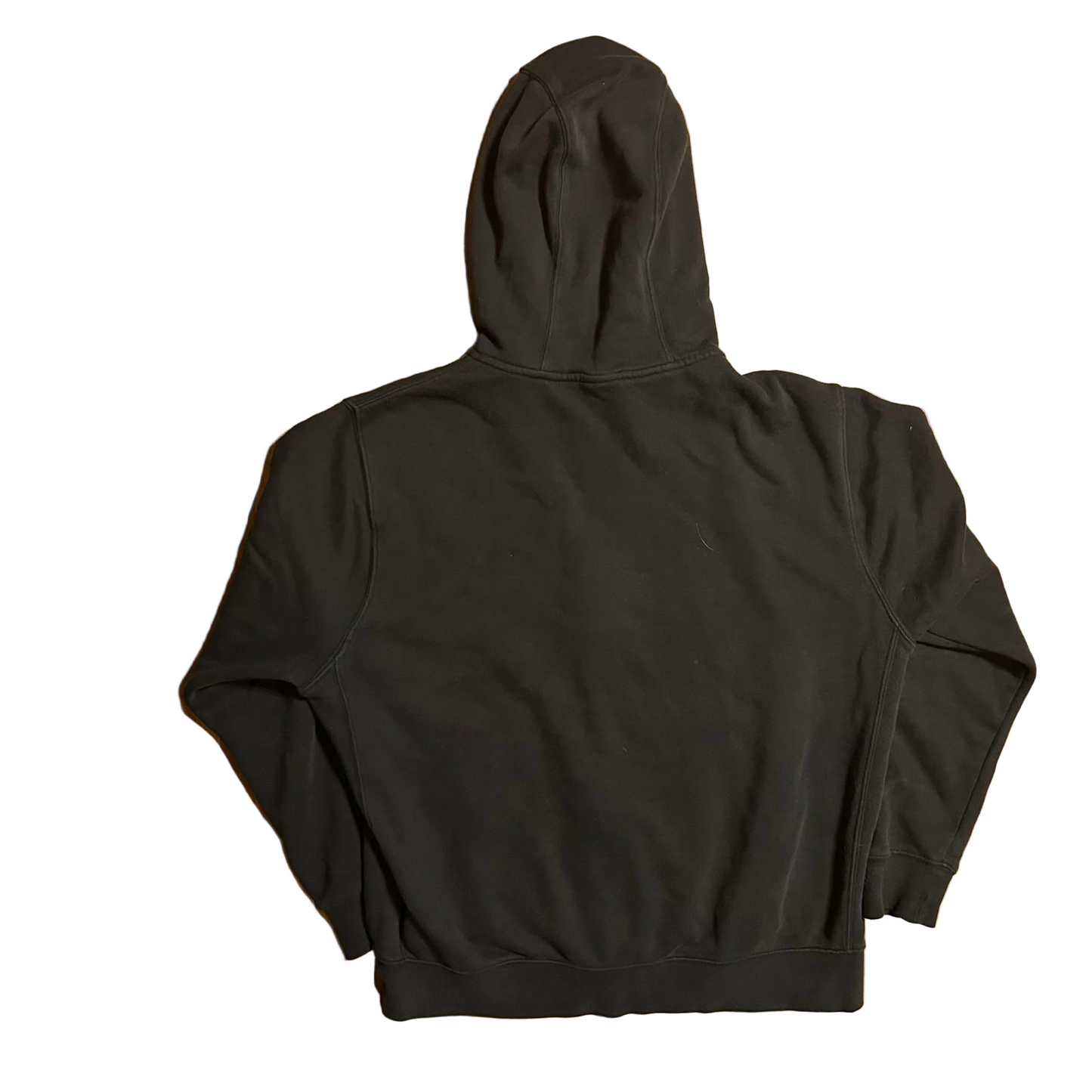Nike Black Zip Up Hooded Sweatshirt - XLarge - 24" x 27"