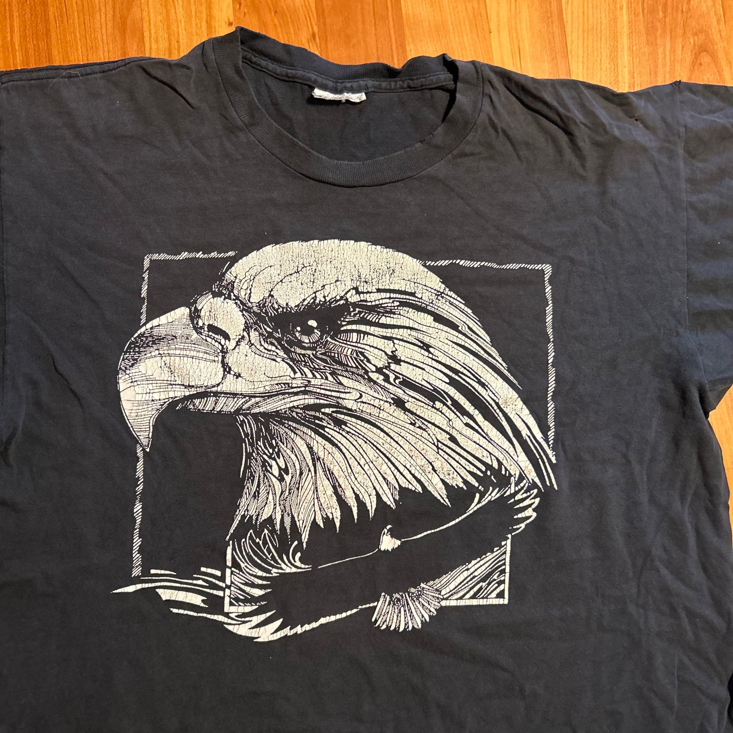 Eagle Black Tshirt - Medium - 21" x 29.5"