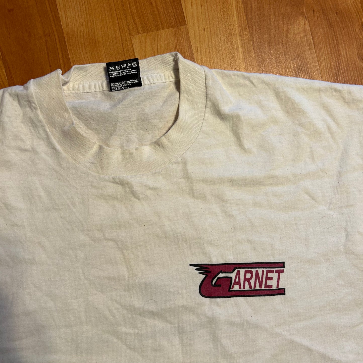 90’s FOTL We Can Do It Garnet White Tshirt - Large - 23" x 27.5"