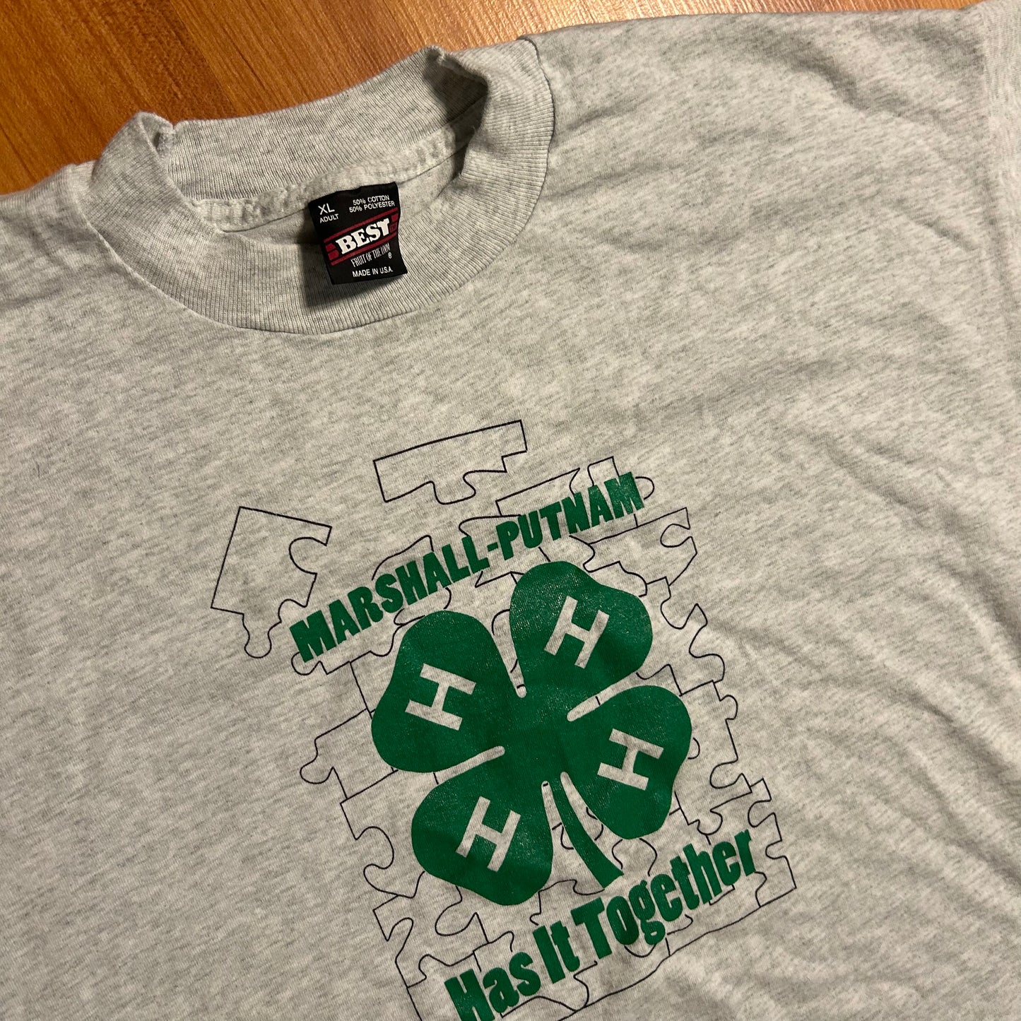 90’s FOTL Best Marshall Putnam Has it Together 4H Grey Tshirt - Large - 23" x 29"