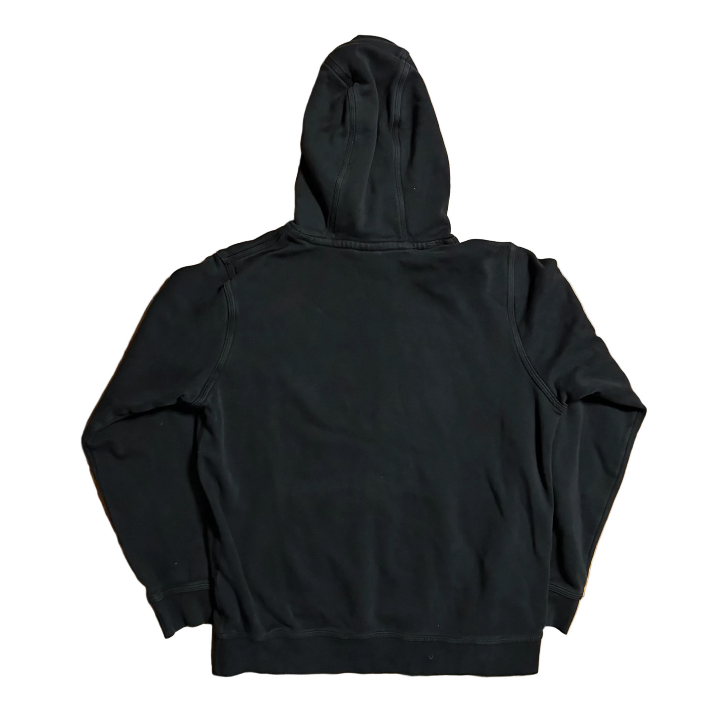 Nike Mini Swoosh Black Hoodie Sweatshirt - Large - 23.5" x 27"